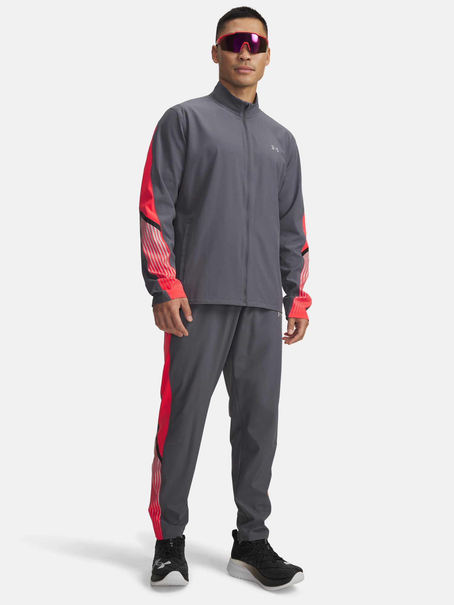 Men&#039;s Under Armour UA Velociti Storm Pant-GRY Sports Trousers - Mens