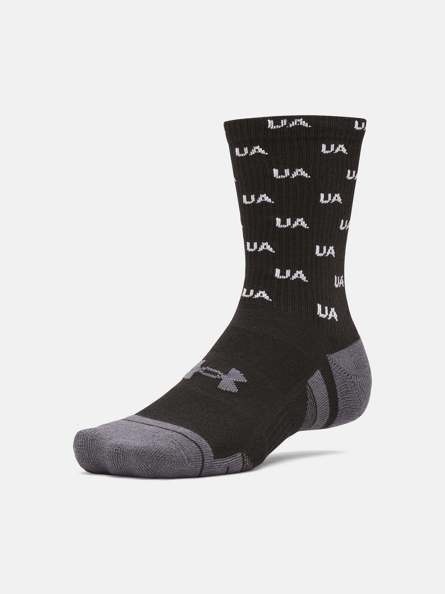 Unisex socks Under Armour UA Perf Tech Nov 3pk Crew-BLK - unisex