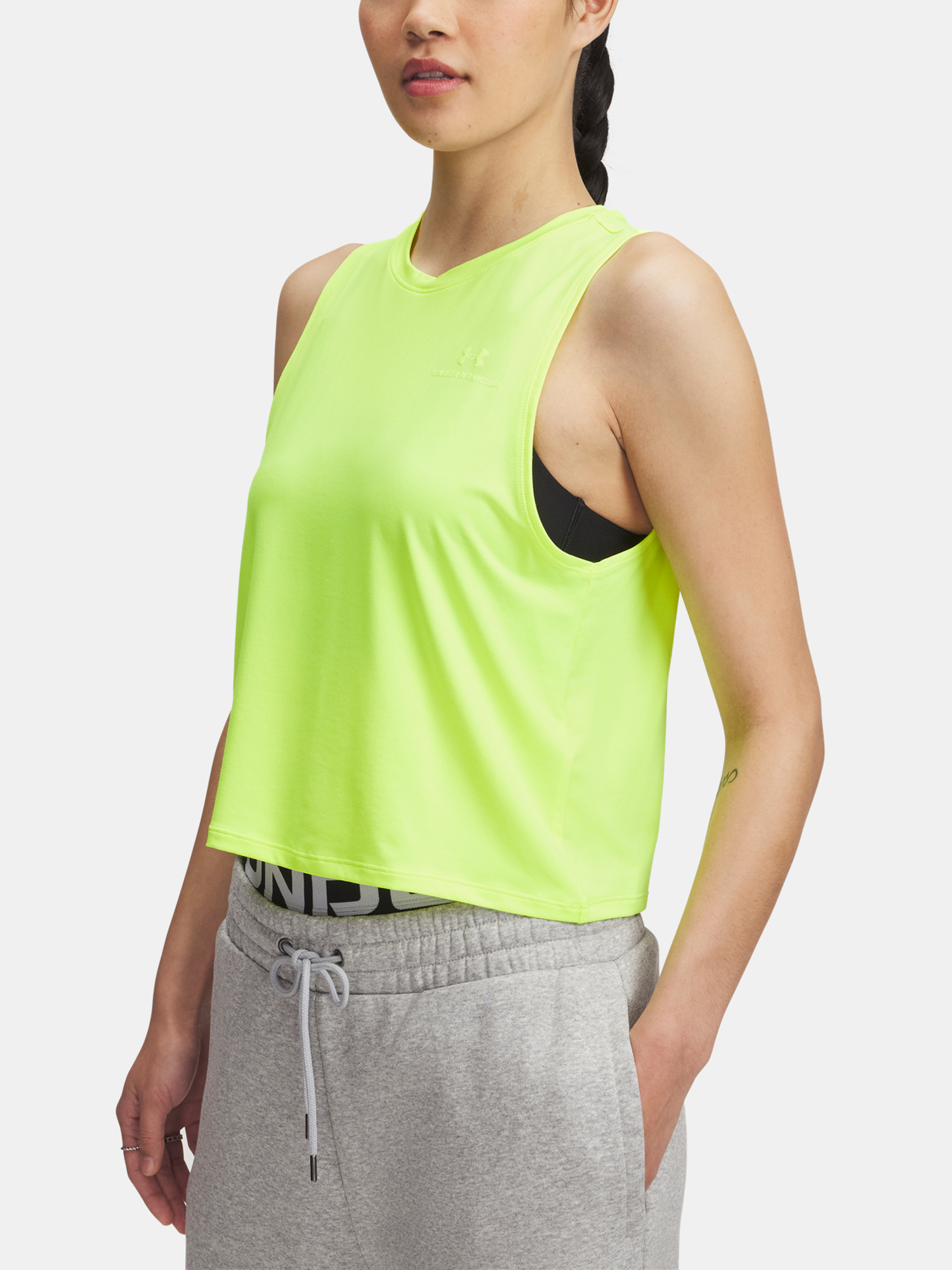 Womens tank top Under Armour Vanish Energy Crop Tank - Womens