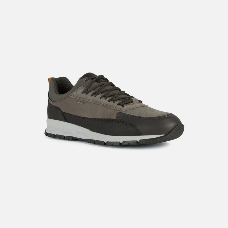 Dark brown men&#039;s sneakers Geox Doray B Abx - Men&#039;s