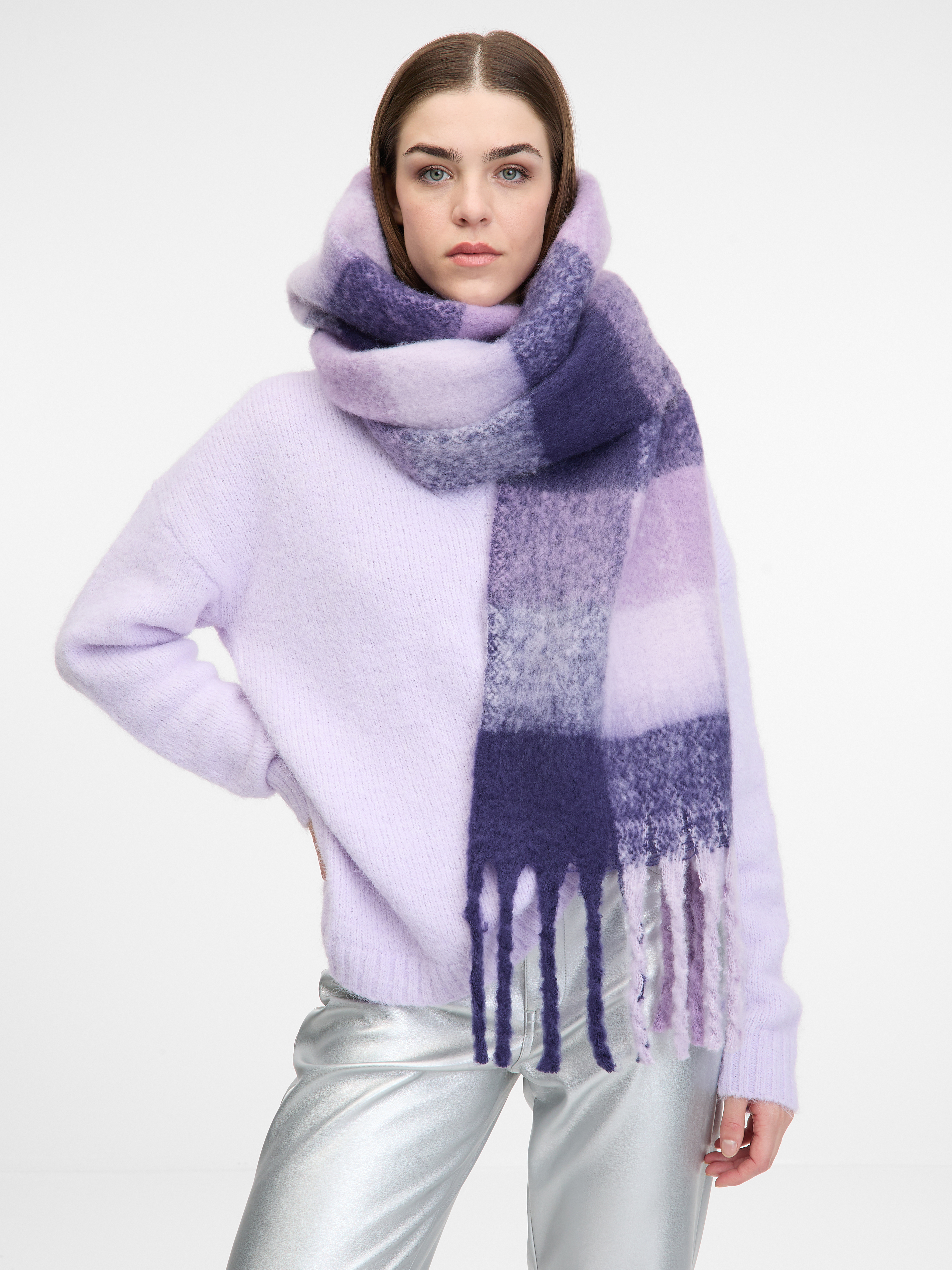 Purple women&#039;s scarf ORSAY - Women&#039;s