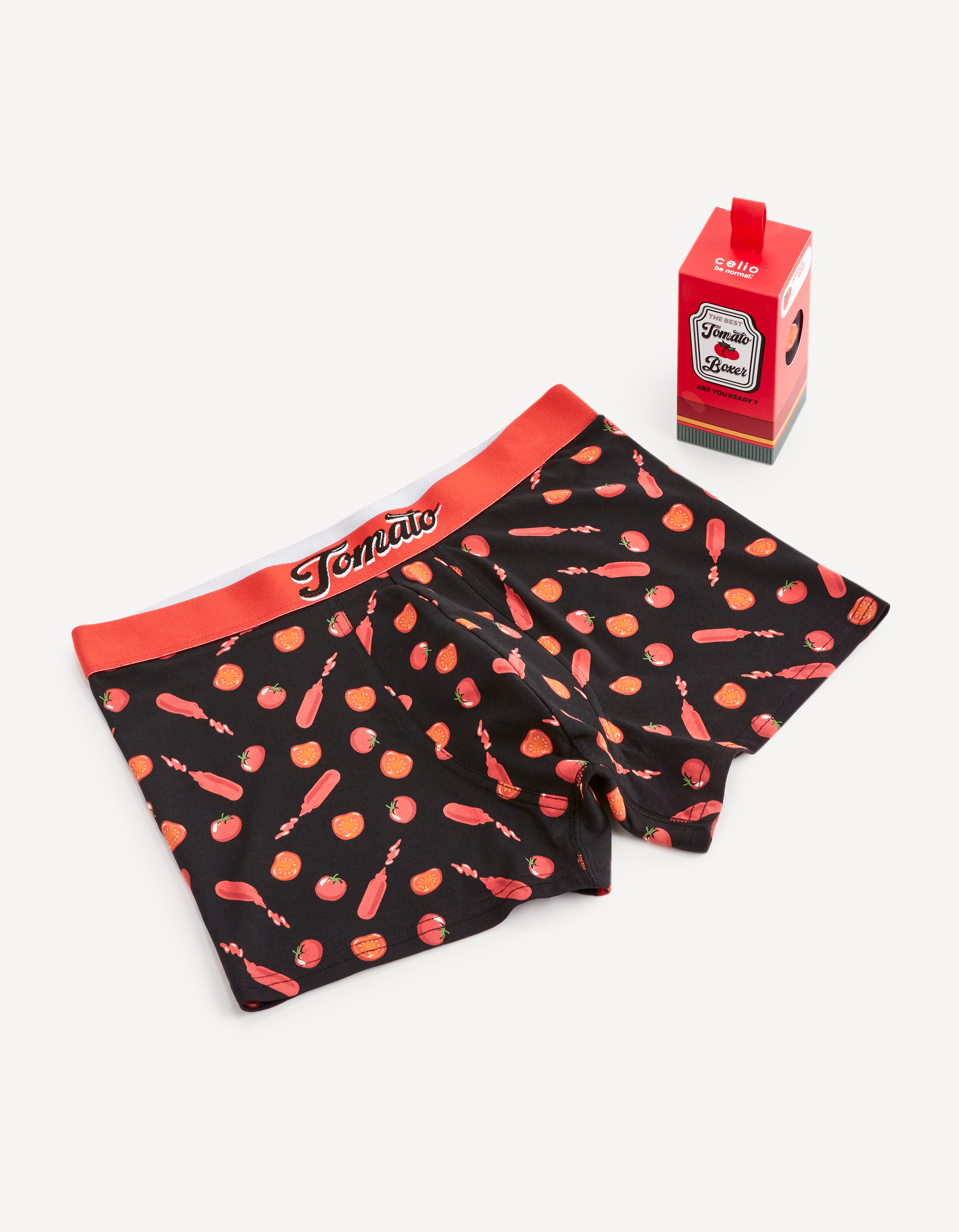 Celio Boxer Shorts In Tomato Gift Box - Men's