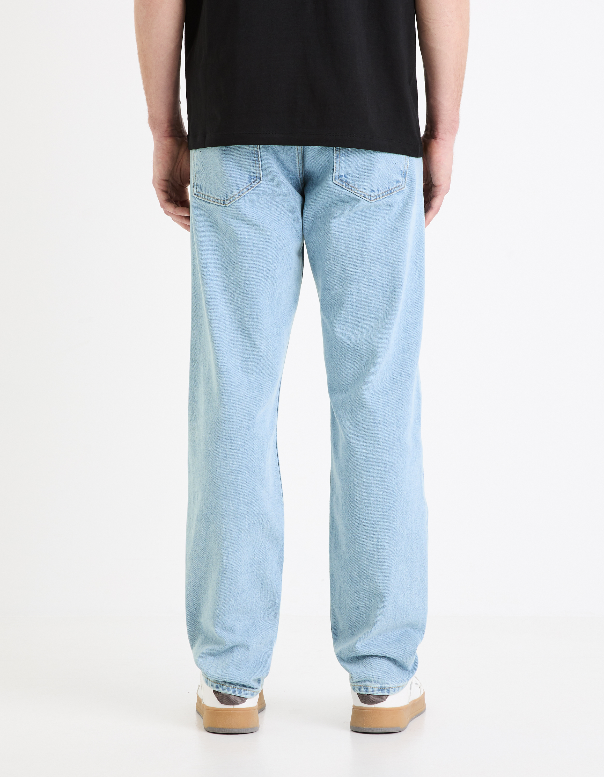 Straight fit pentru barbati Celio - albastru deschis