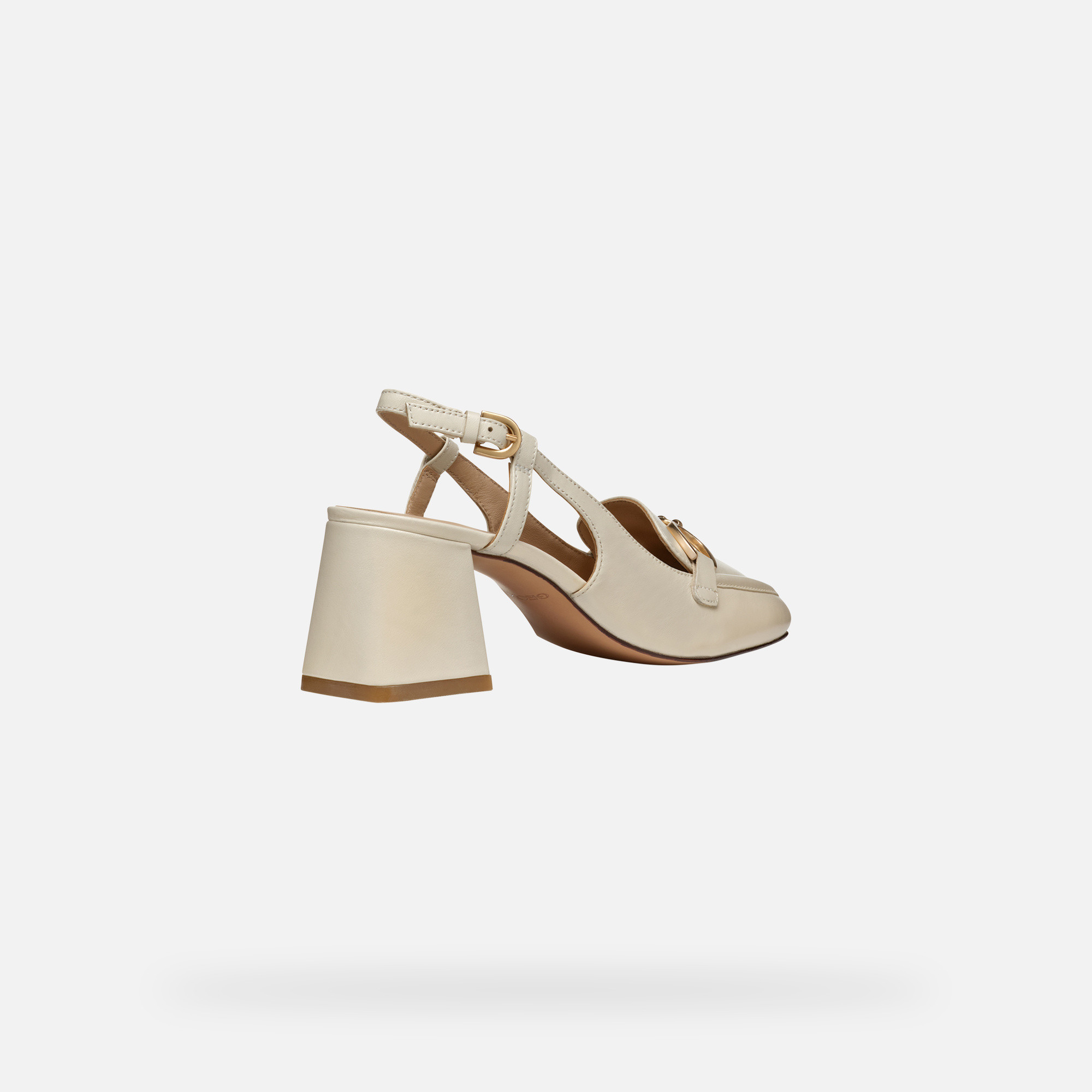 Cream women's pumps Geox Coronilla - Women's