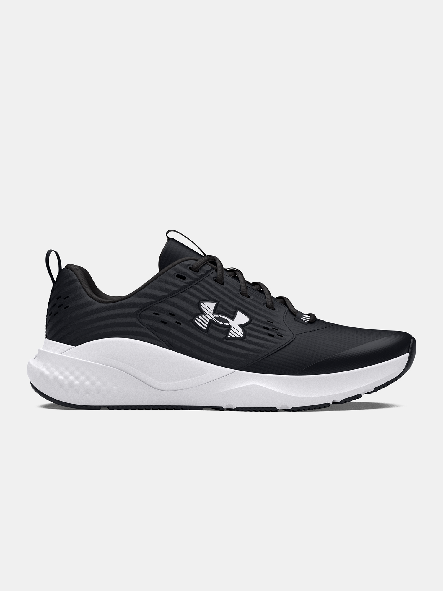 Čierne Kožené športové Tenisky Under Armour UA Charged Commit TR 4