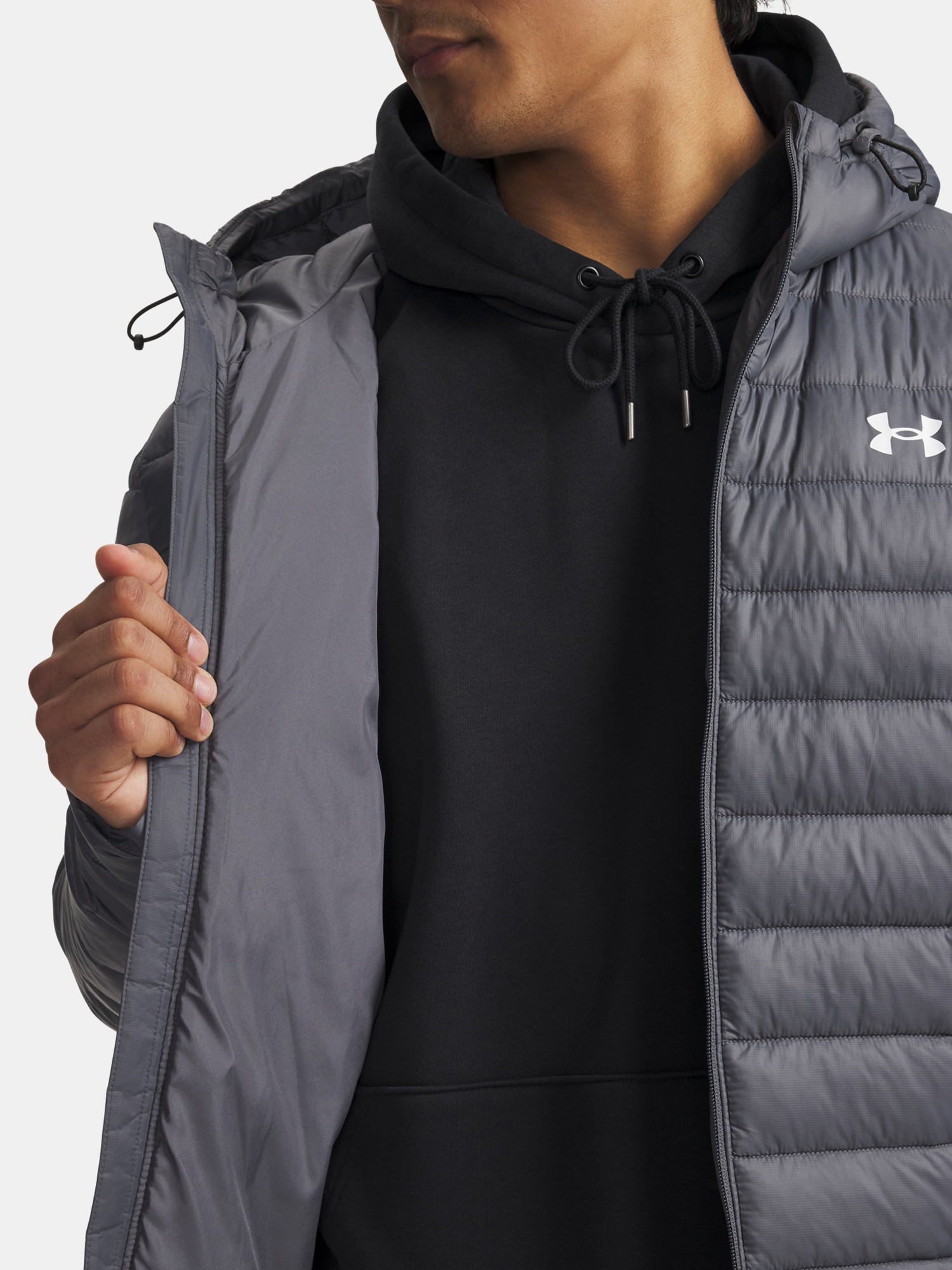 Men&#039;s Under Armour UA Sportswear Jacket Ins Jkt-GRY - Mens