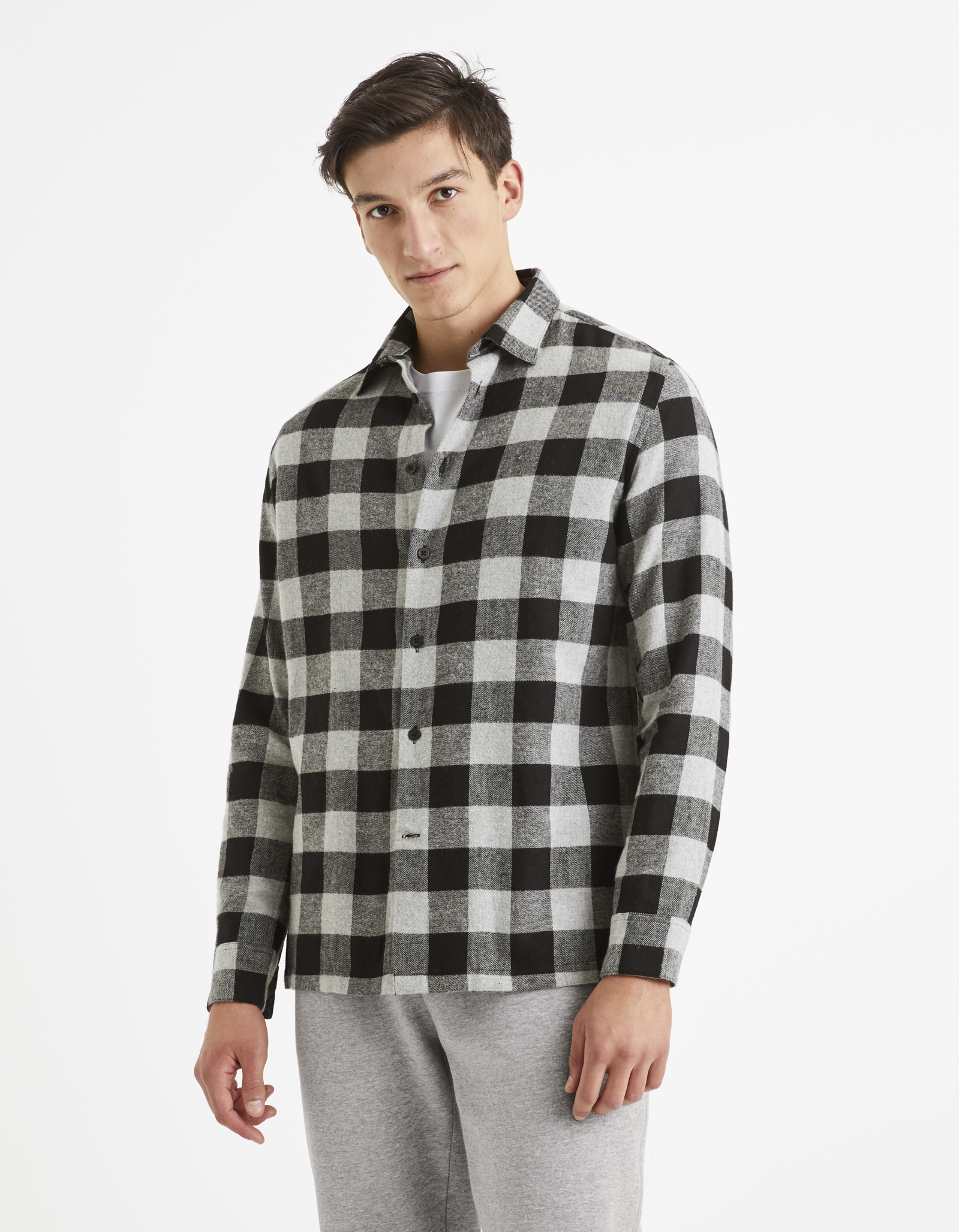 Celio Plaid Shirt Vakurt - Men