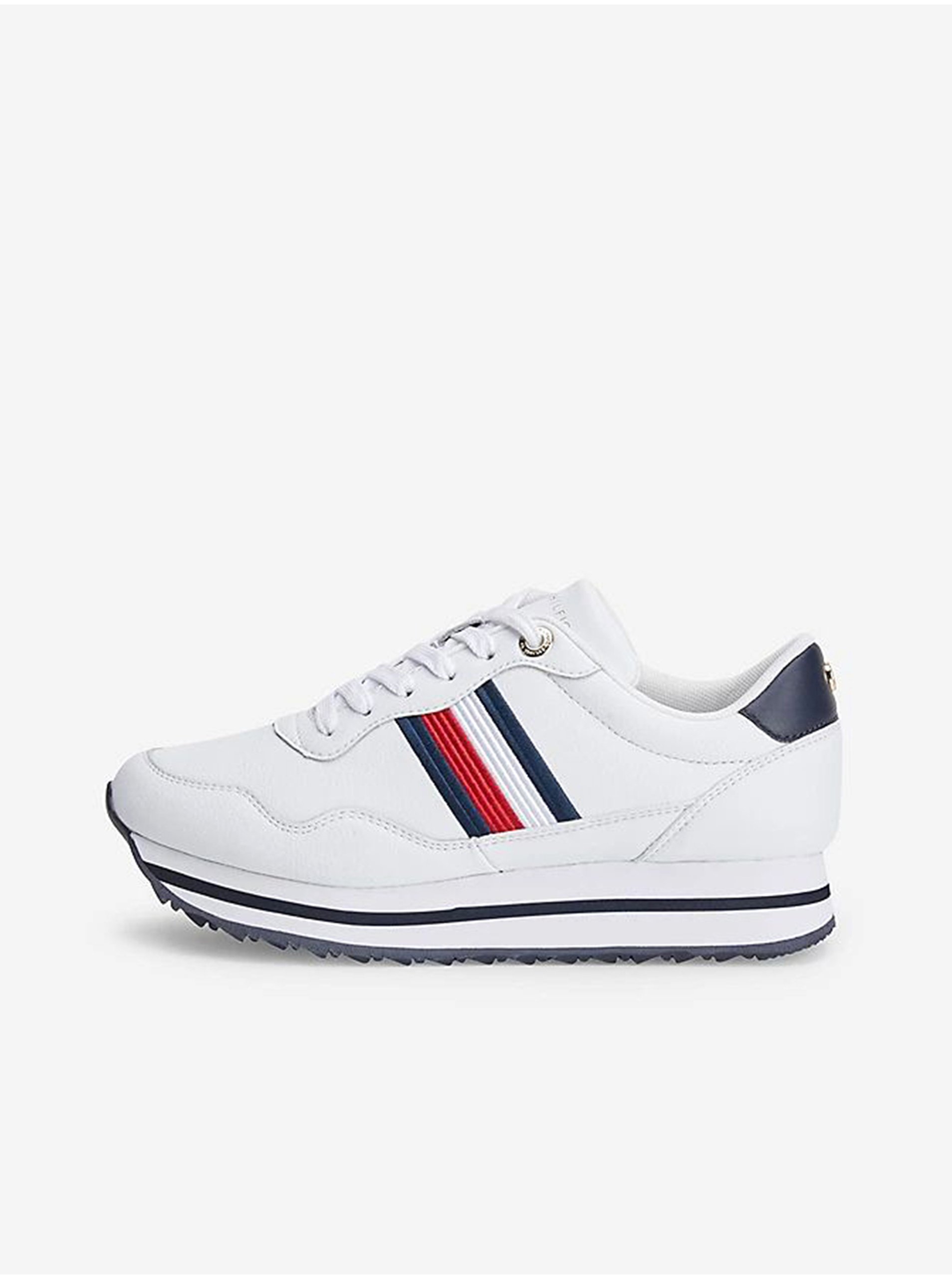 White Women's Leather Sneakers Tommy Hilfiger - Women