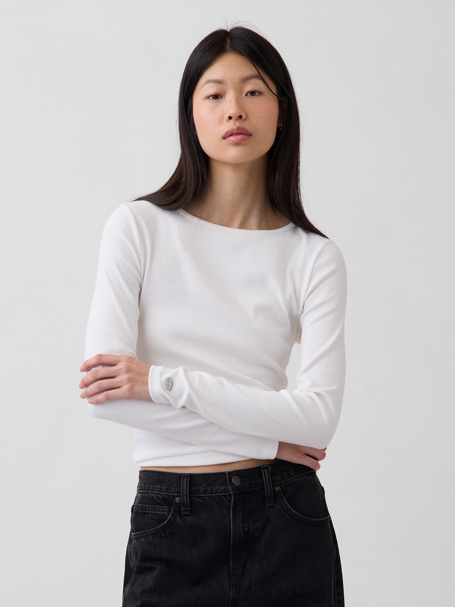 Тениска GAP с връзки на гърба