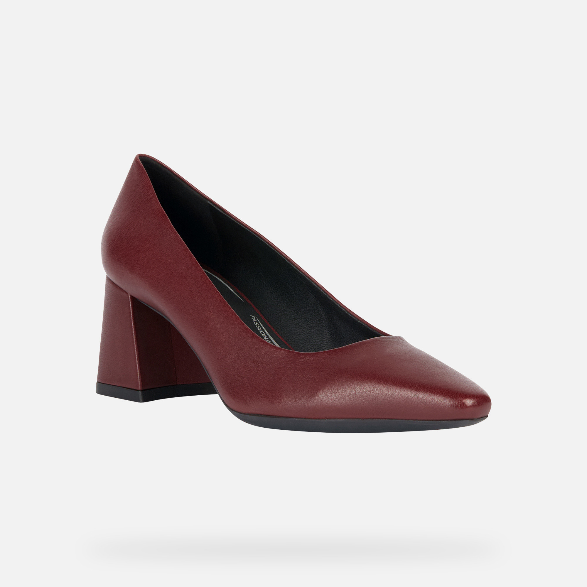 Burgundy women's pumps Geox Giselda - Women's