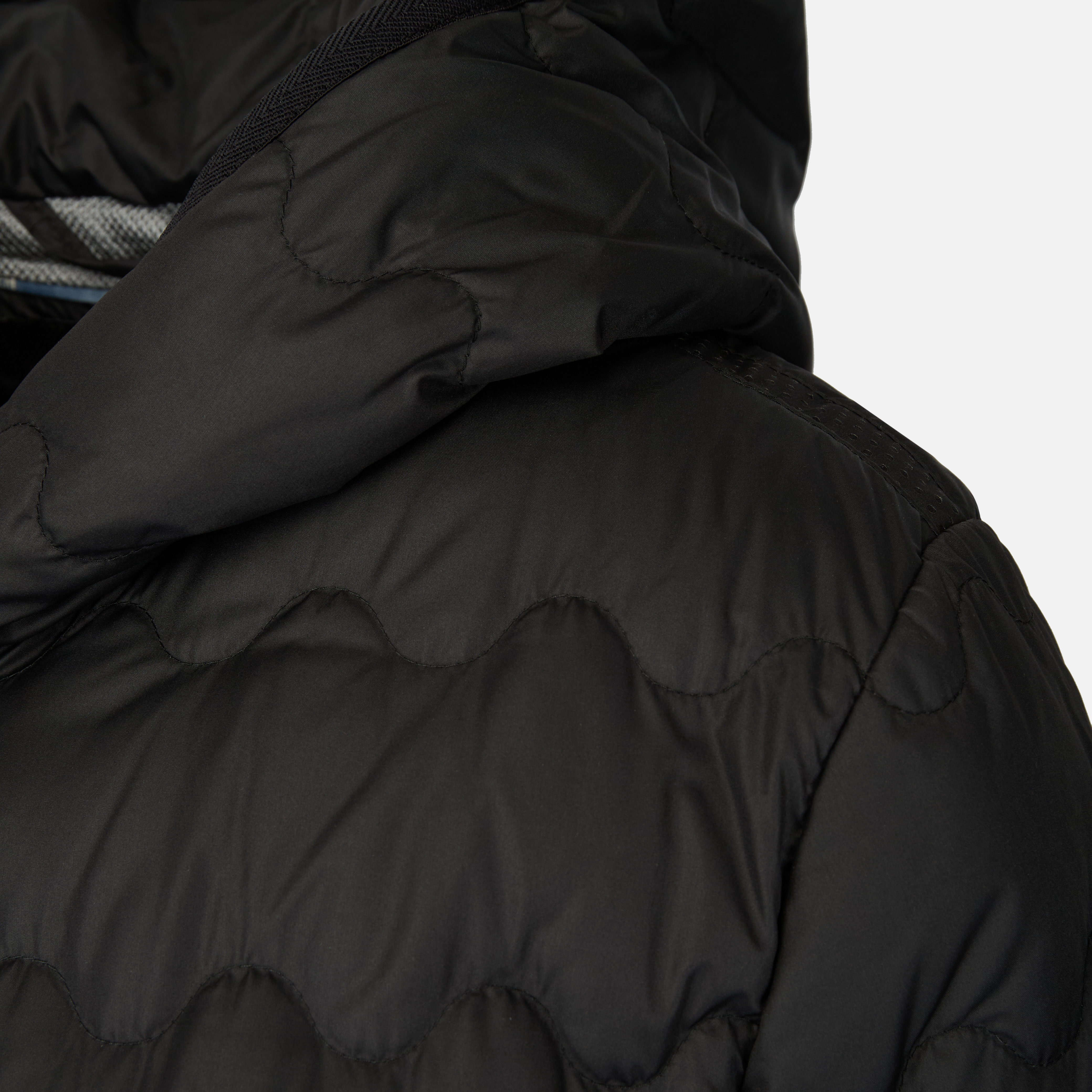 Geacă neagră cu puf pentru femei Geox Myluse