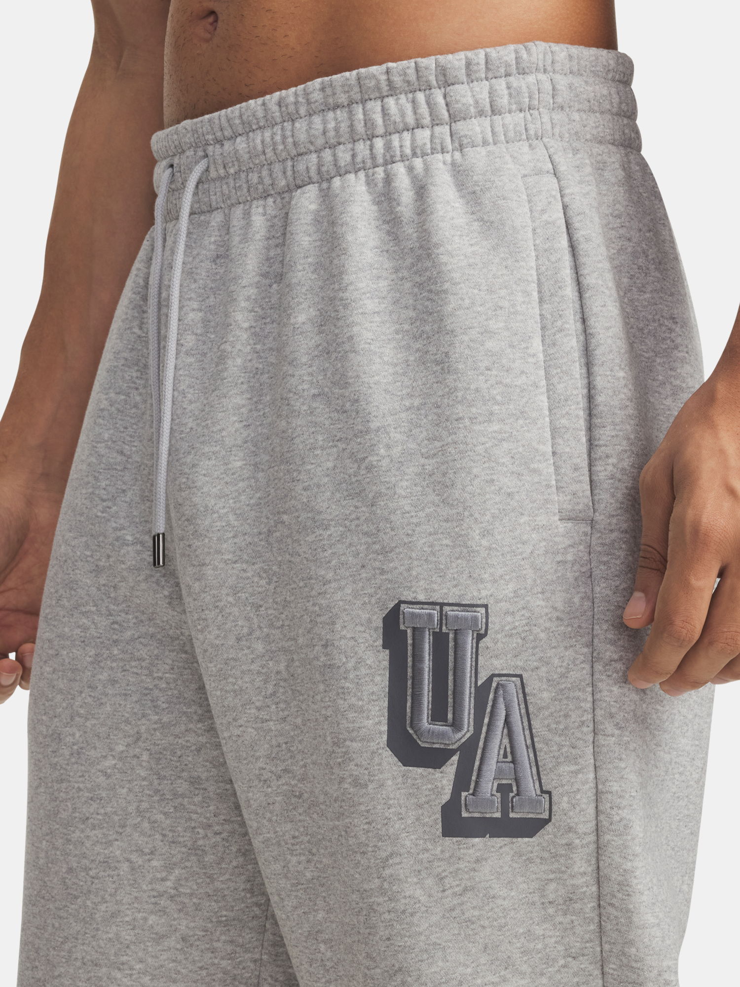 Under Armour UA Icon Flc Graphic Jgr-GRY Men&#039;s Sweatpants - Men&#039;s