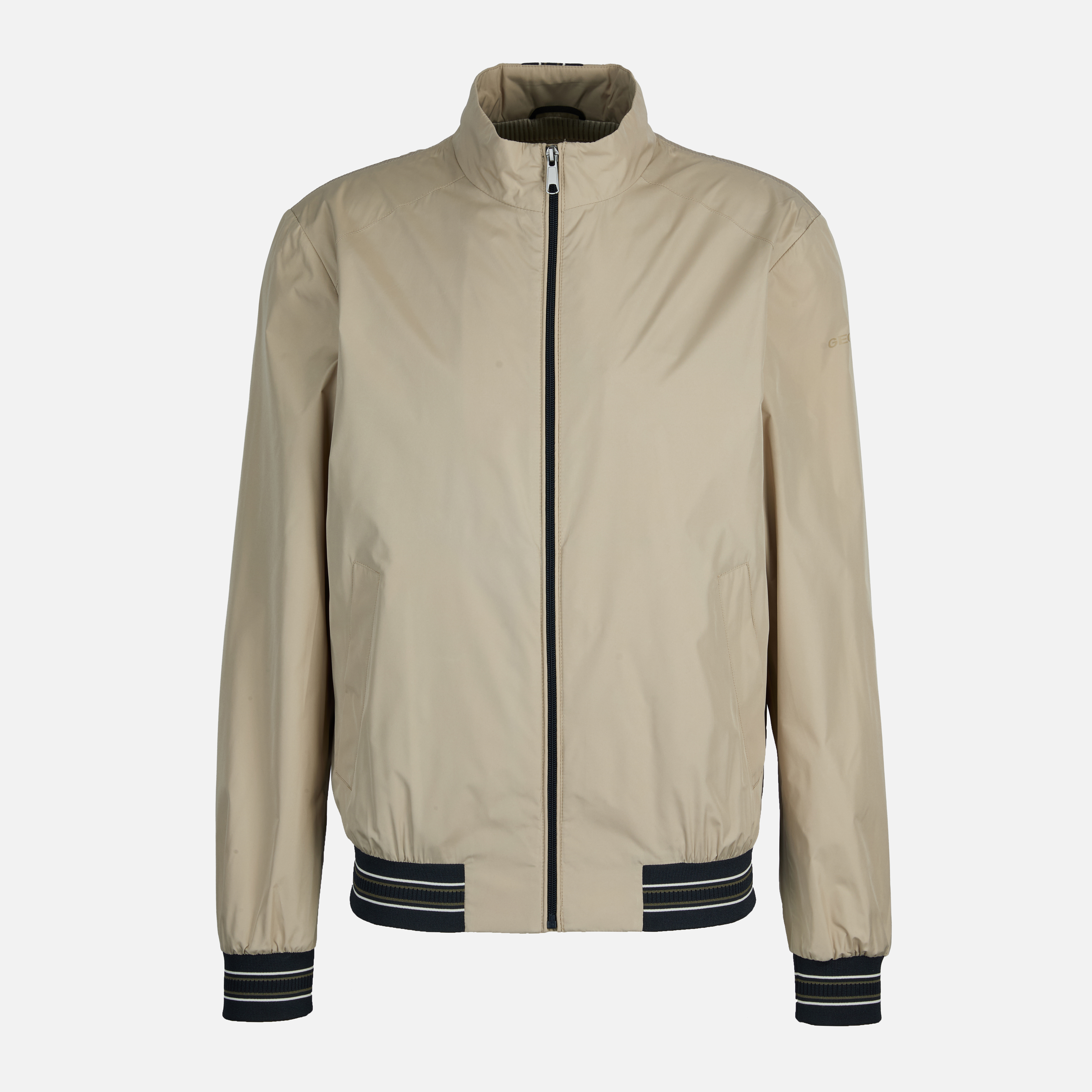 Бежово мъжко бомбър яке Geox Jharrod