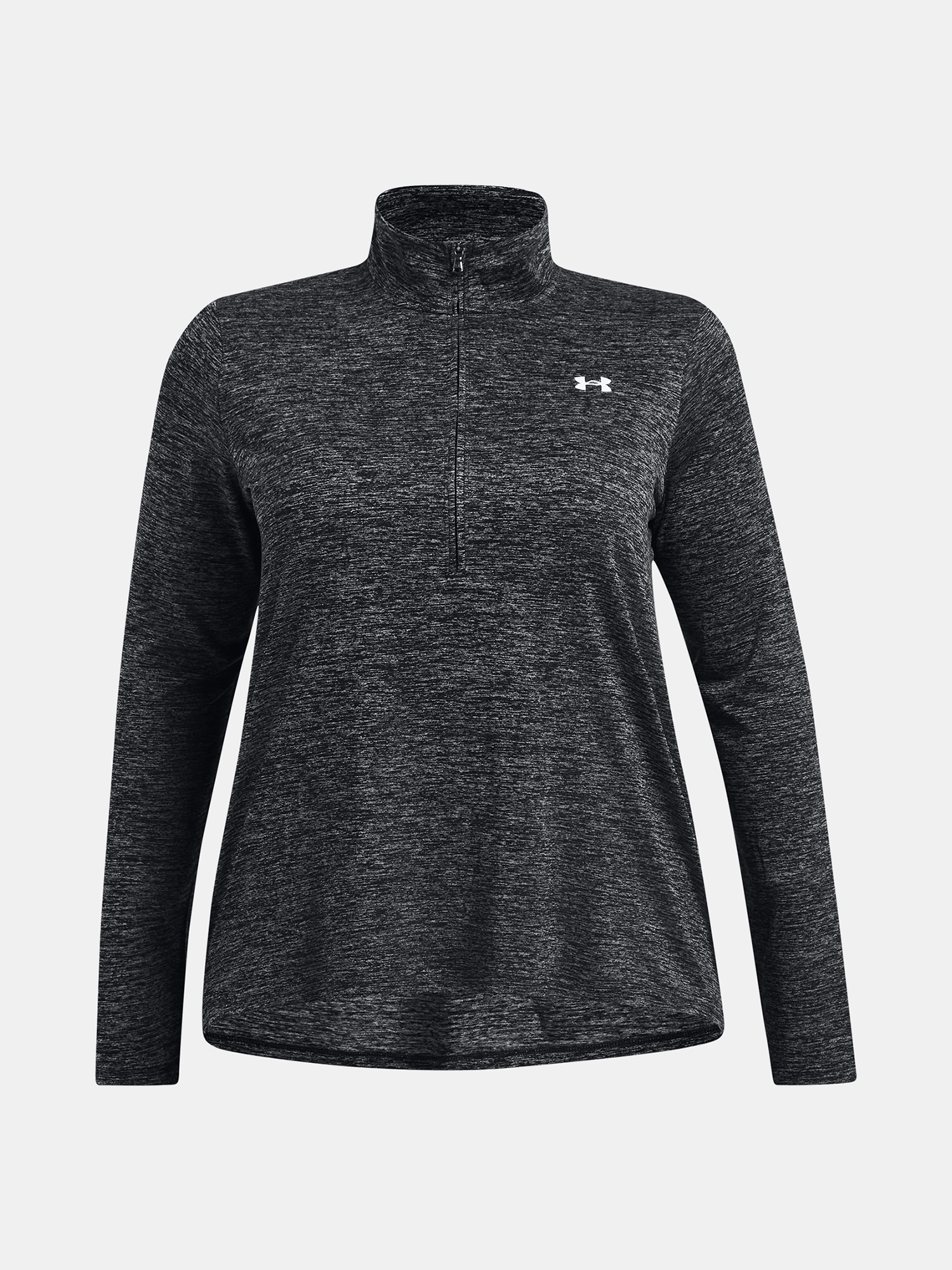 Women's T-shirt Under Armour Tech 1/2 Zip - Twist&amp;-BLK - Women's
