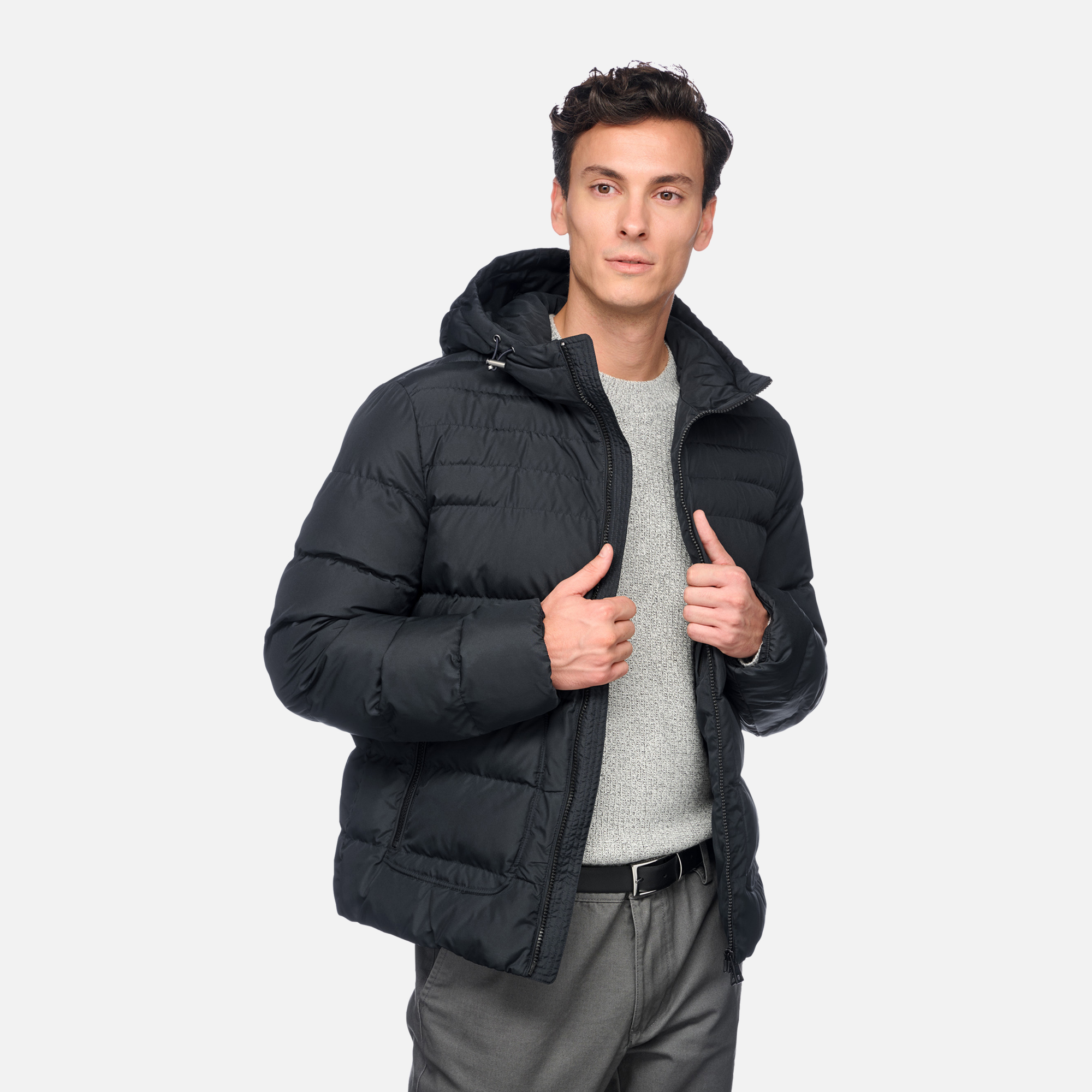 Dark blue men's jacket Geox Magnete - Men