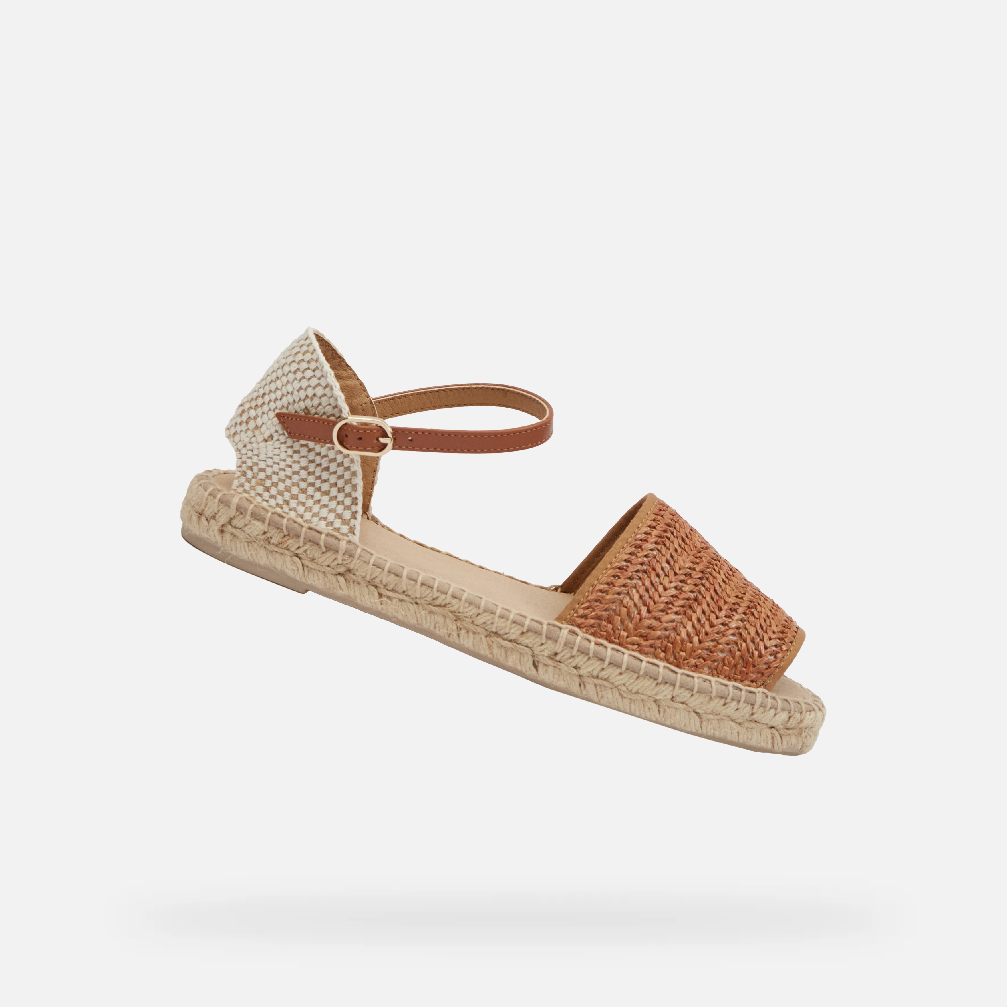 Light brown women&#039;s sandals Geox D Lampedusa - Women&#039;s