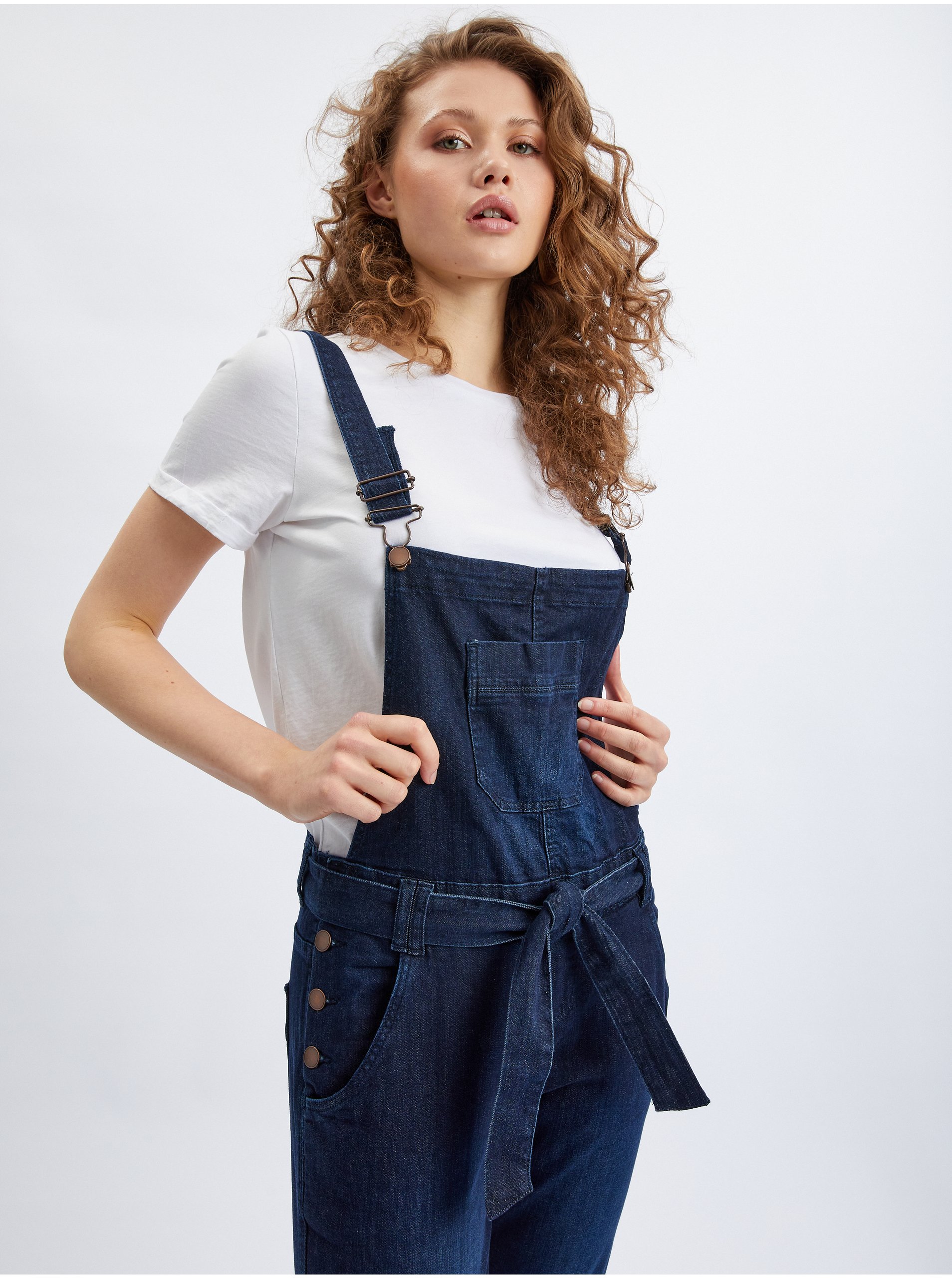 Slim fit pentru femei ORSAY - albastru inchis