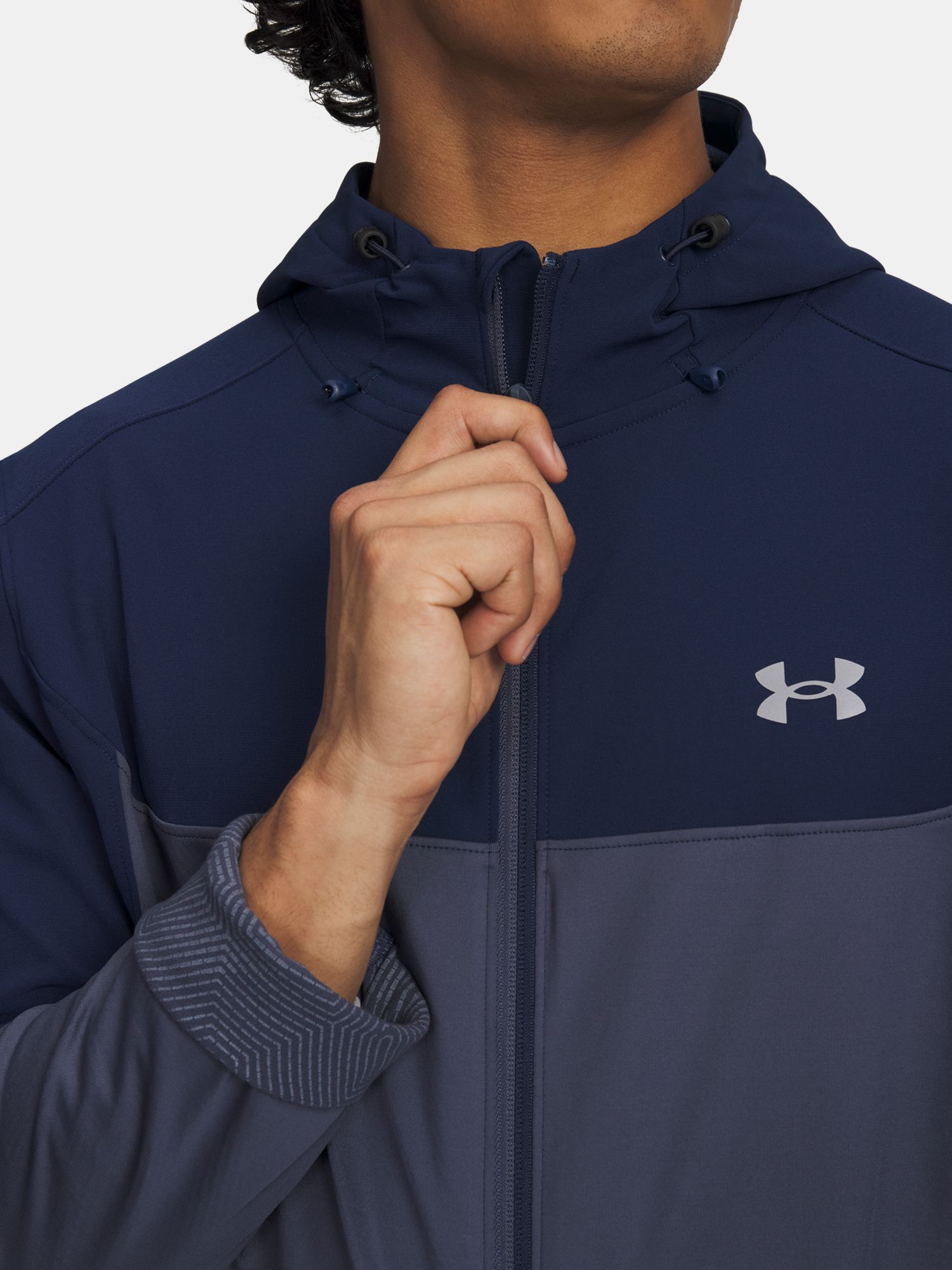 Men&#039;s Under Armour Utility Woven Winterized FZ-BLU Jacket - Mens