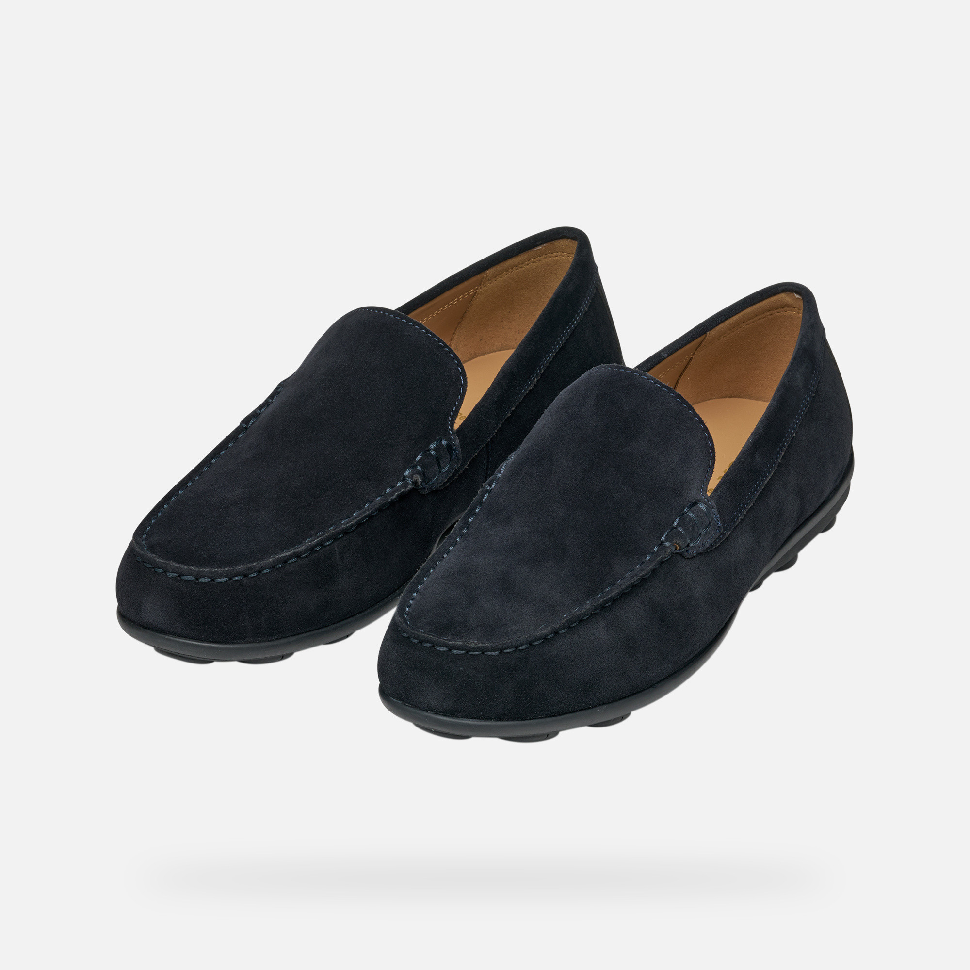 Dark blue men's moccasins Geox Spherica EC16 - Men's