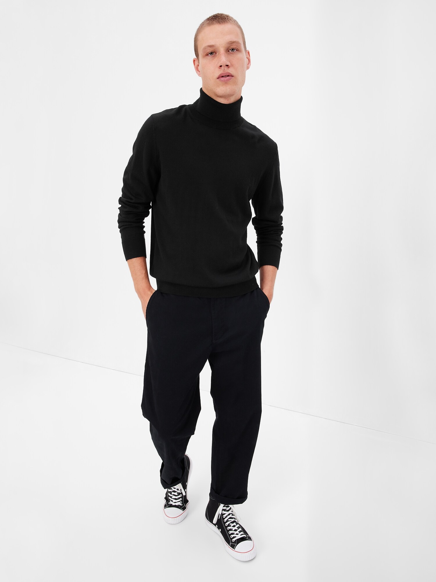 GAP Woolen Sweater Merino With Turtleneck - Men