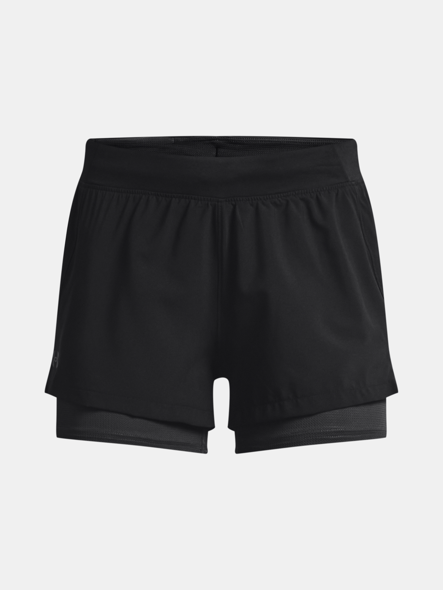 Under Armour Kraťasy UA IsoChill Run 2N1 Short-BLK