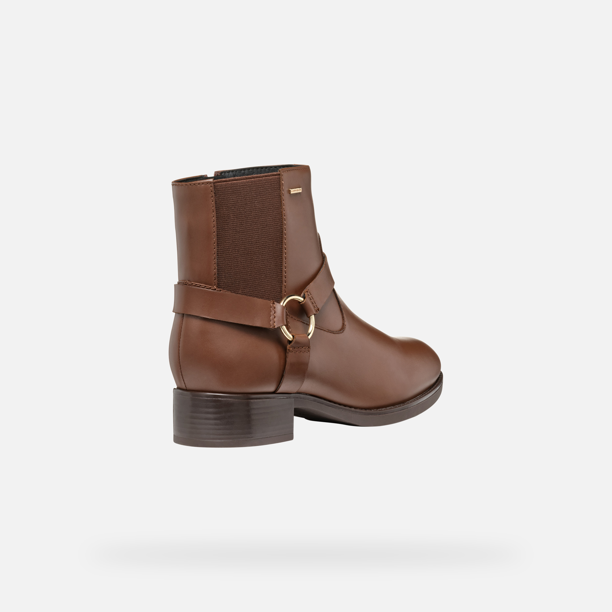 Brown women's ankle boots Geox Felicity ABX - Women's