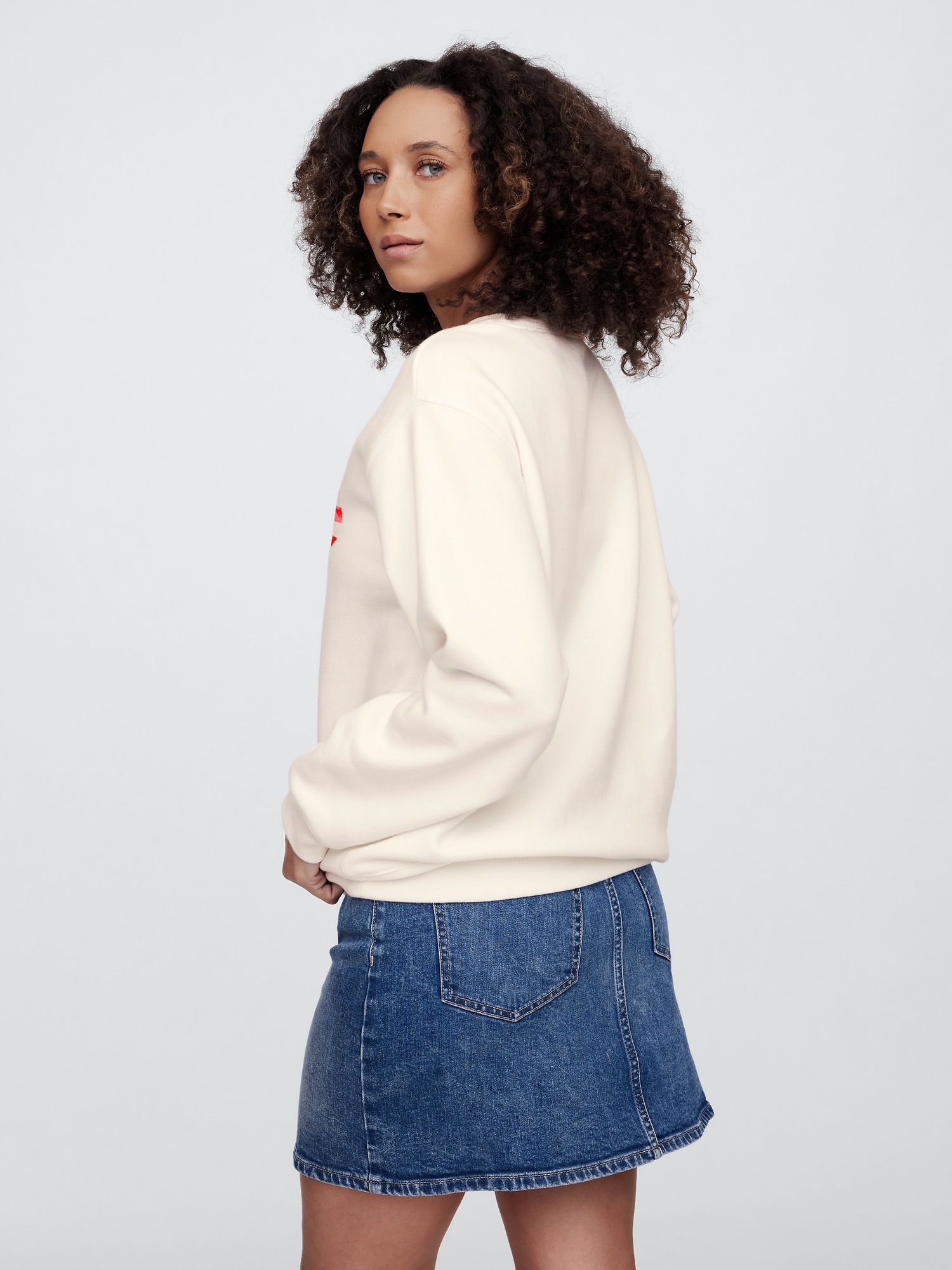 GAP Sweatshirt with Heritage Americana logo - Women&#039;s