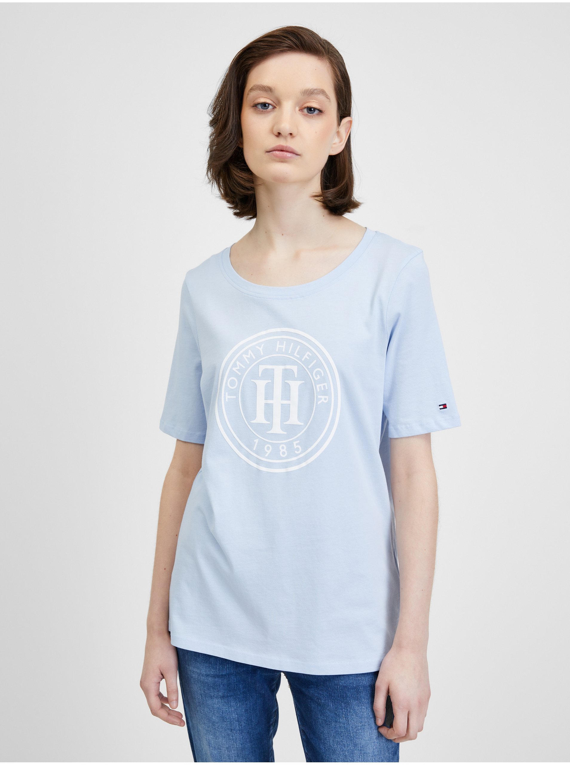 Light blue women's T-shirt Tommy Hilfiger - Women