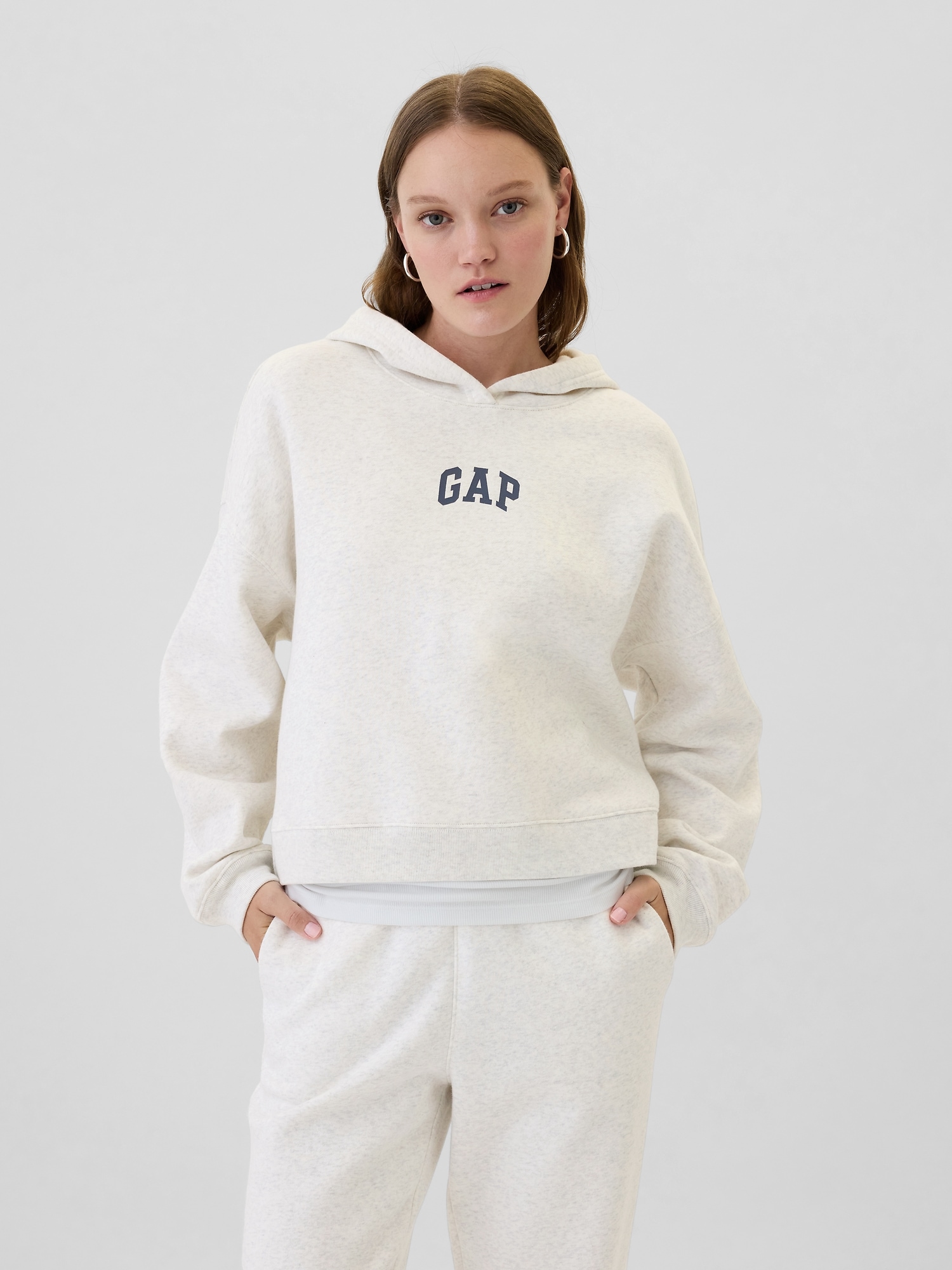 GAP Crop sweatshirt with logo - Women's