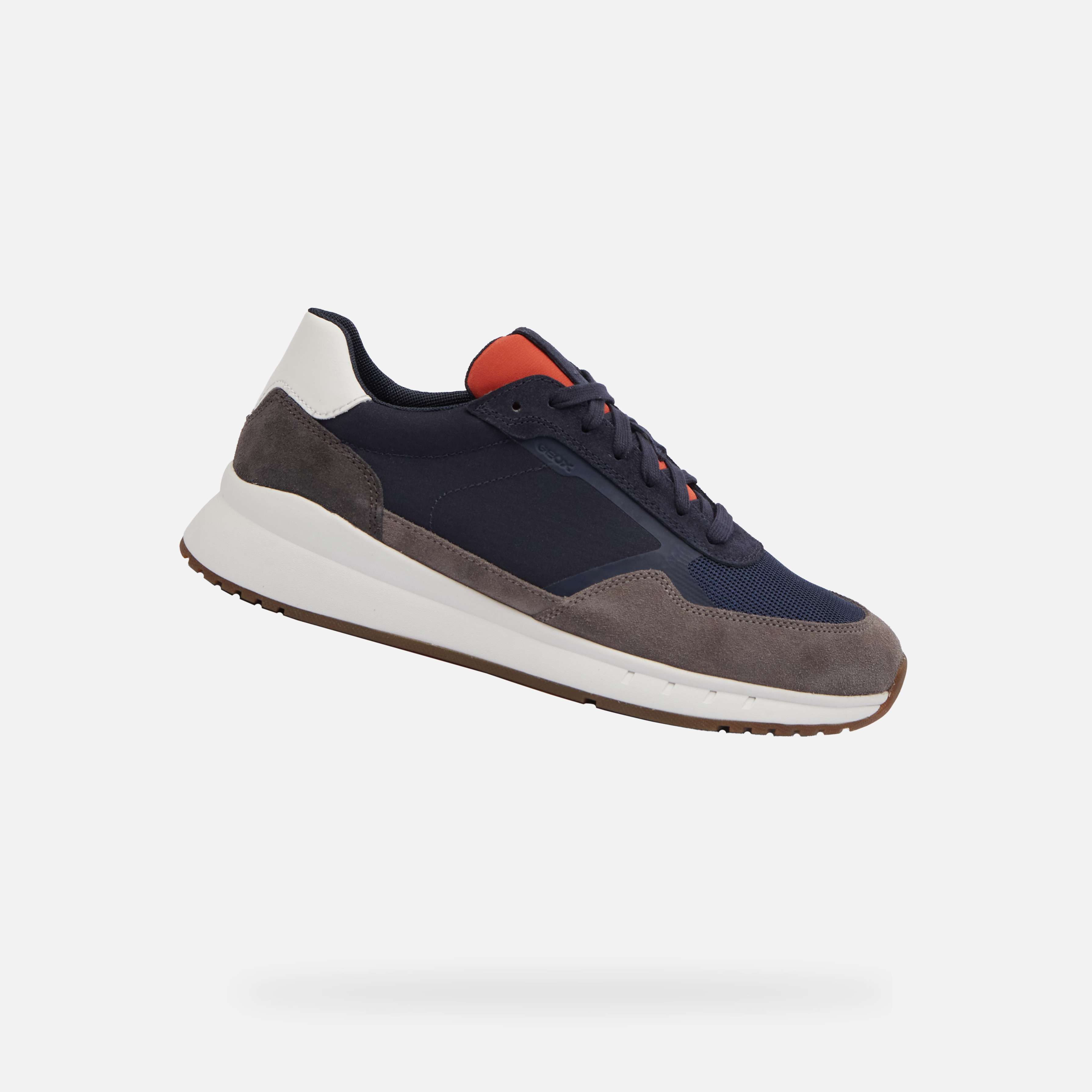 Dark grey men&#039;s sneakers Geox Branthon - Men&#039;s