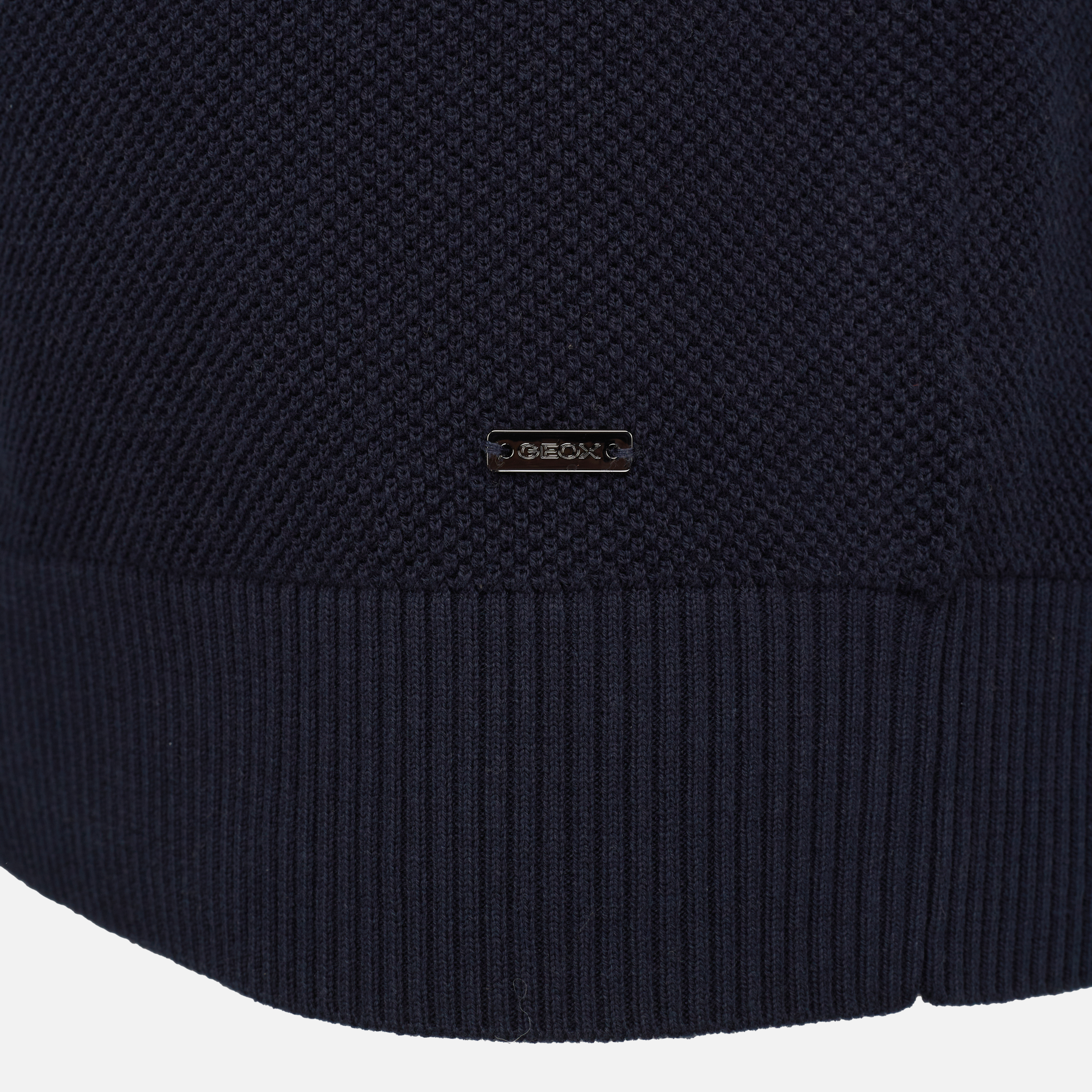 Dark blue men&#039;s sweater Geox Knit - Men