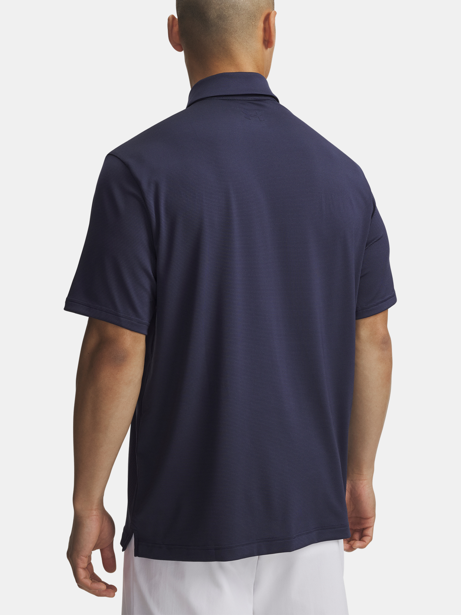 Men's T-shirt Under Armour UA Plyoff 3.0 Stripe Polo LB-BLU - Men