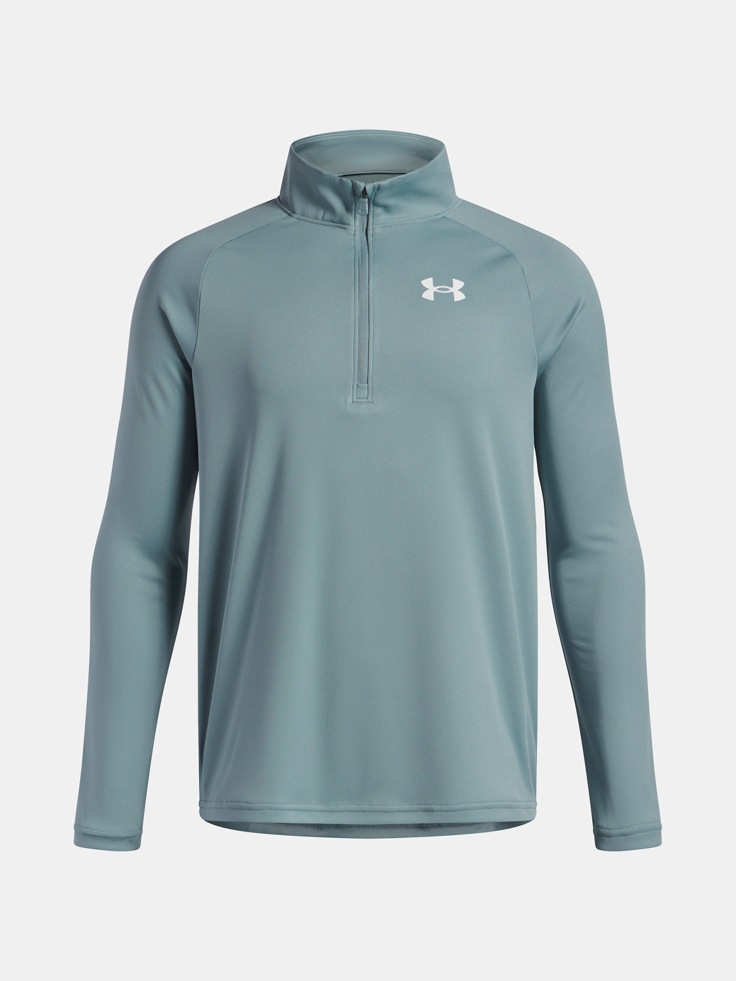 Boys&#039; T-shirt Under Armour UA Tech 2.0 1/2 Zip-GRN - Boys