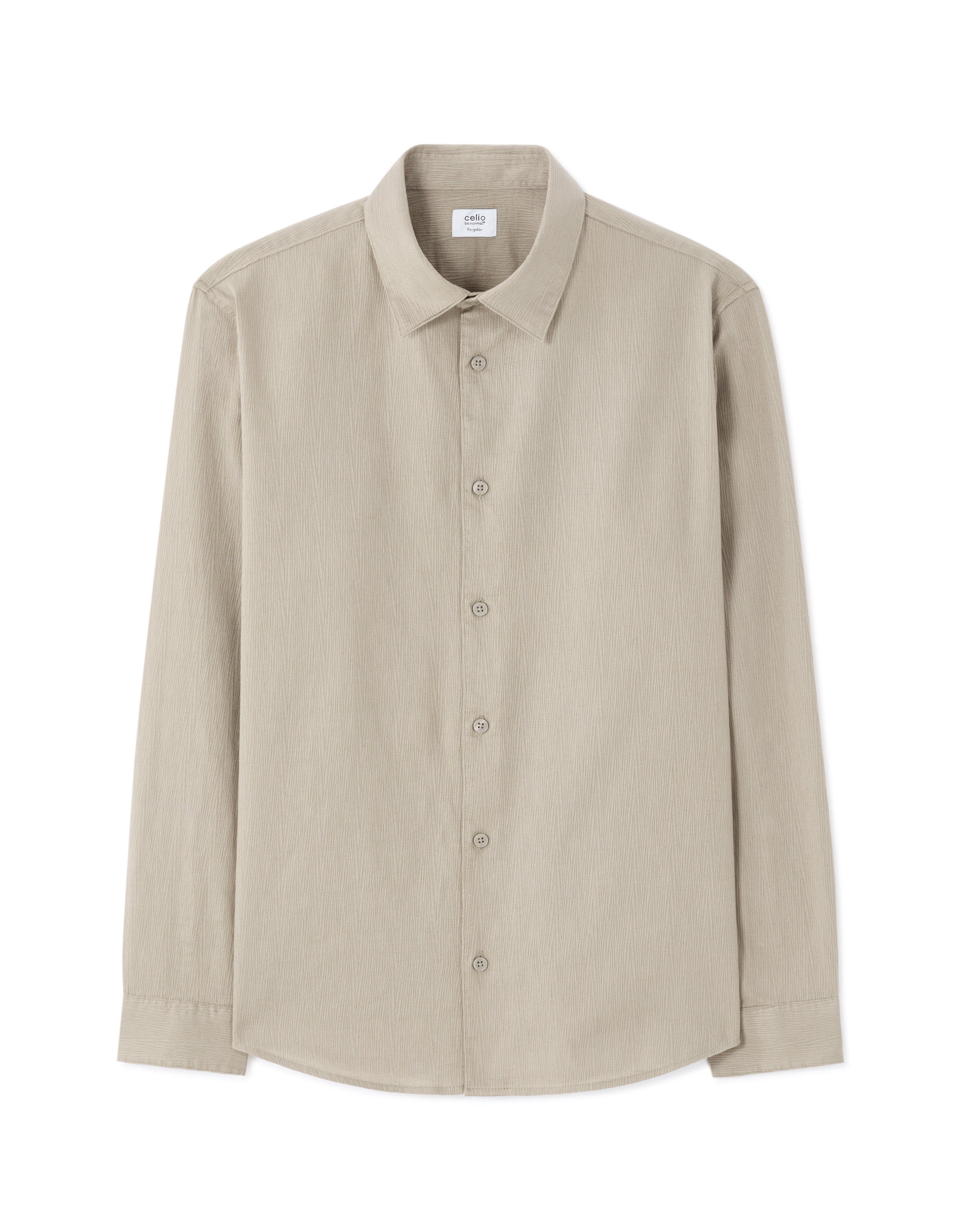 Бежова мъжка риза Celio