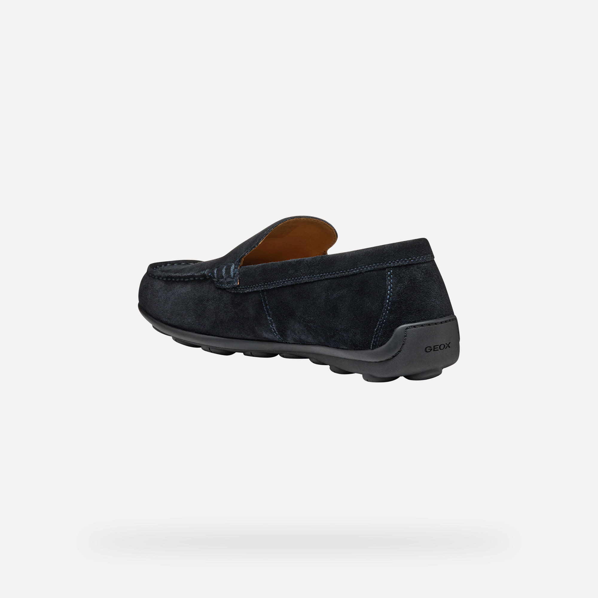 Dark blue men&#039;s moccasins Geox Spherica EC16 - Men&#039;s