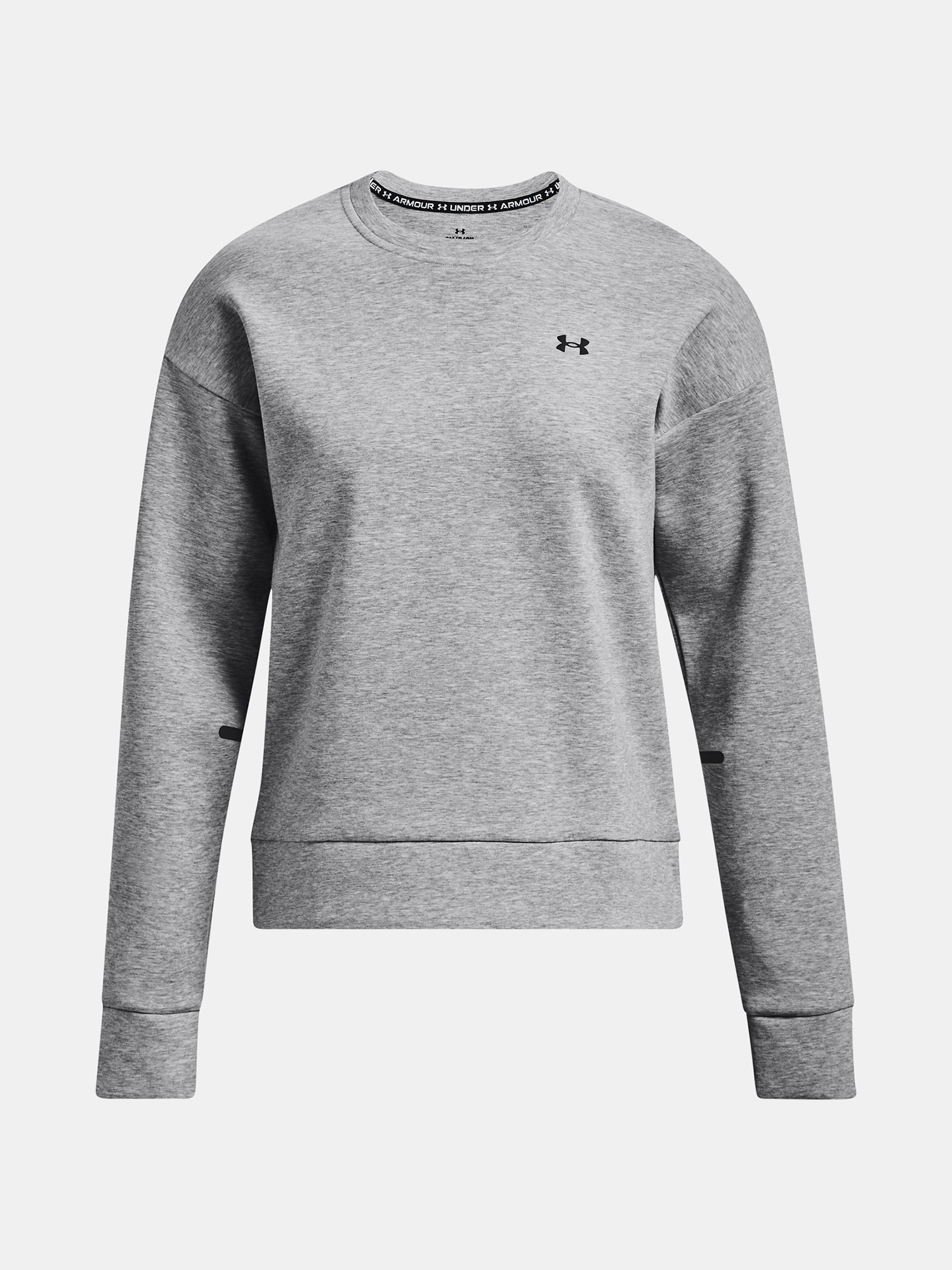Under Armour Sweatshirt Unstoppable Flc Crew-GRY - Women