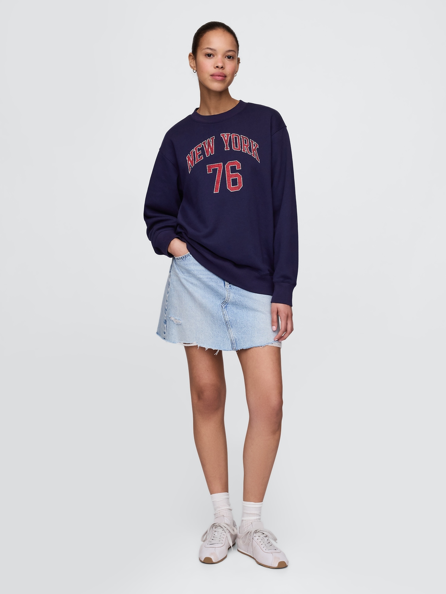 GAP Oversize sweatshirt VintageSoft Americana - Women&#039;s