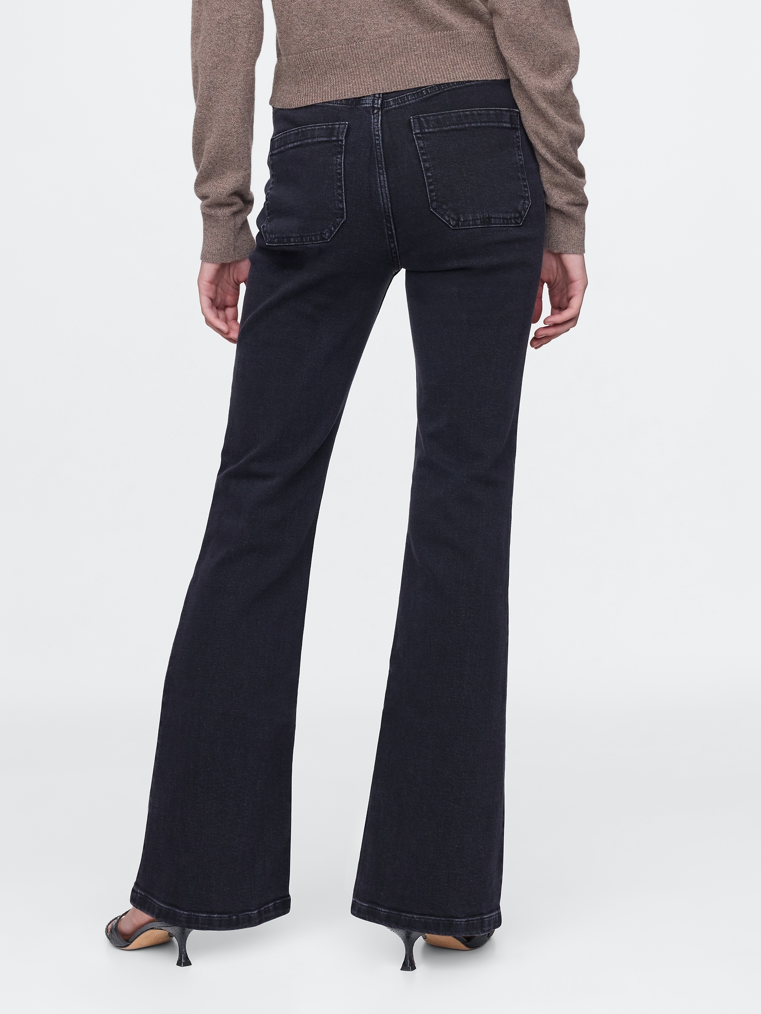 GAP Jeans High Rise '70s Flare - Ladies