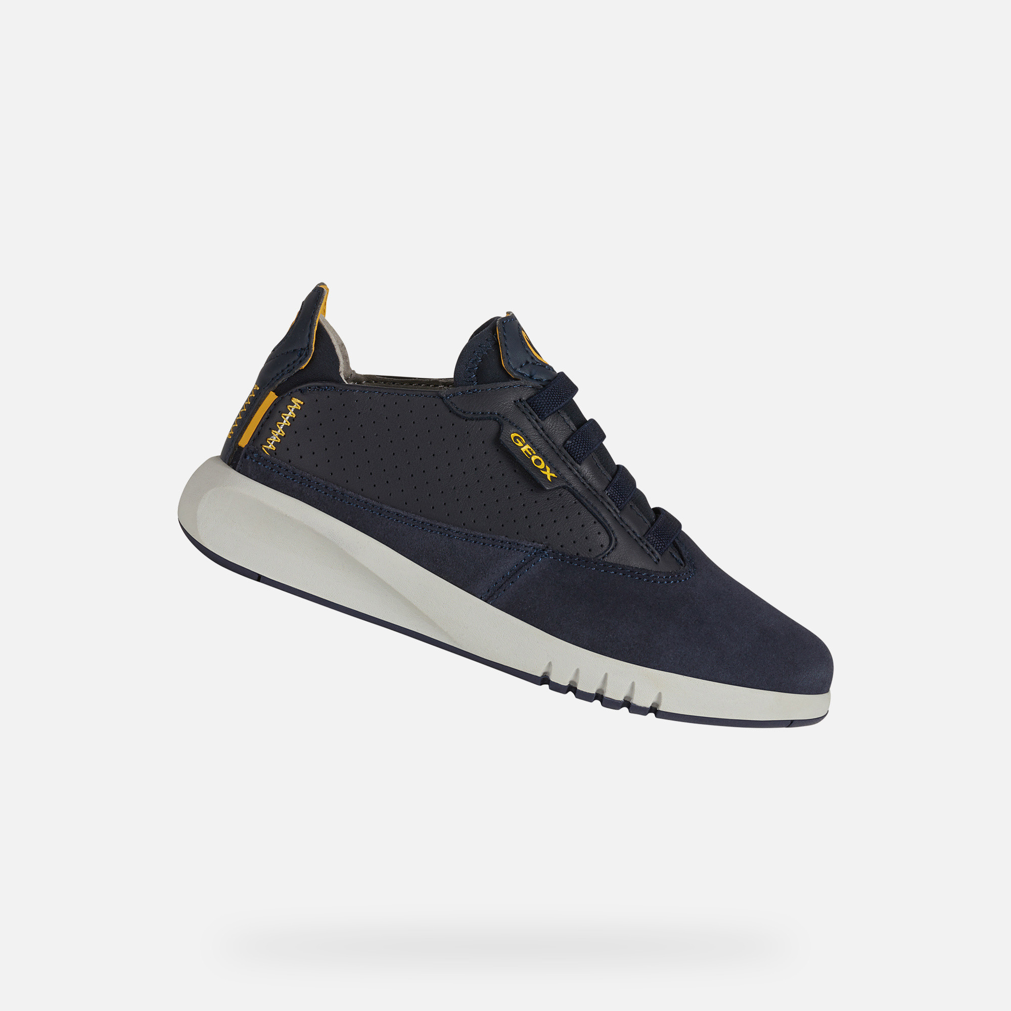 Dark blue boys sneakers Geox Aeranter - Boys