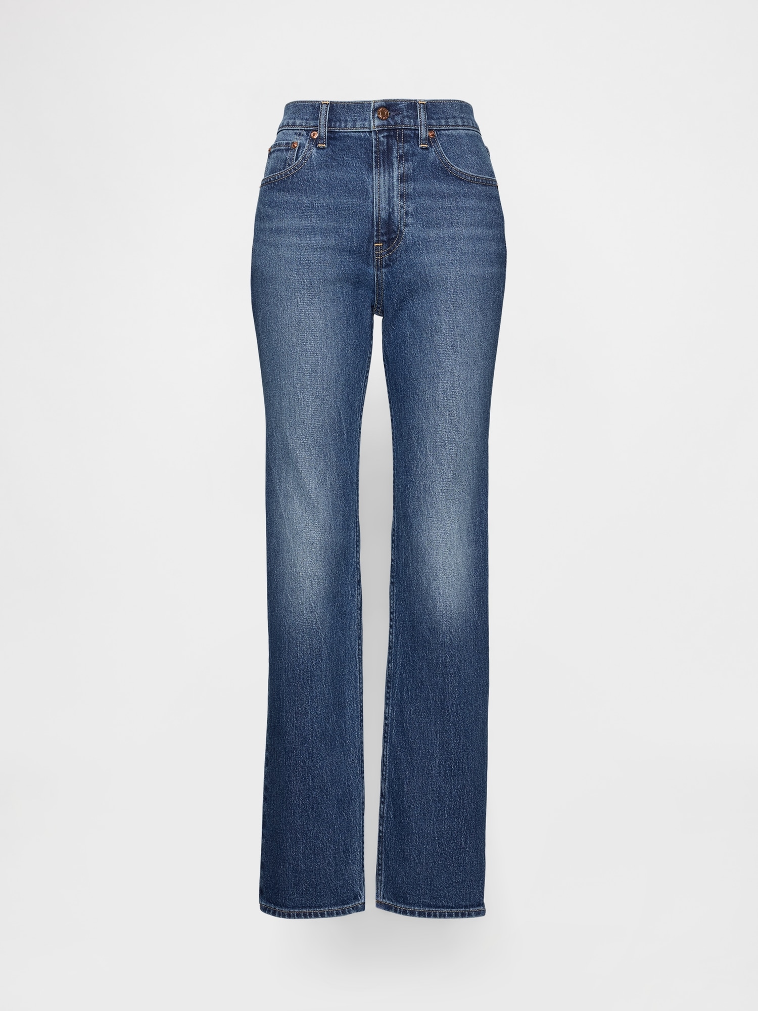 GAP Jeans High Rise &#039;90s Straight - Ladies