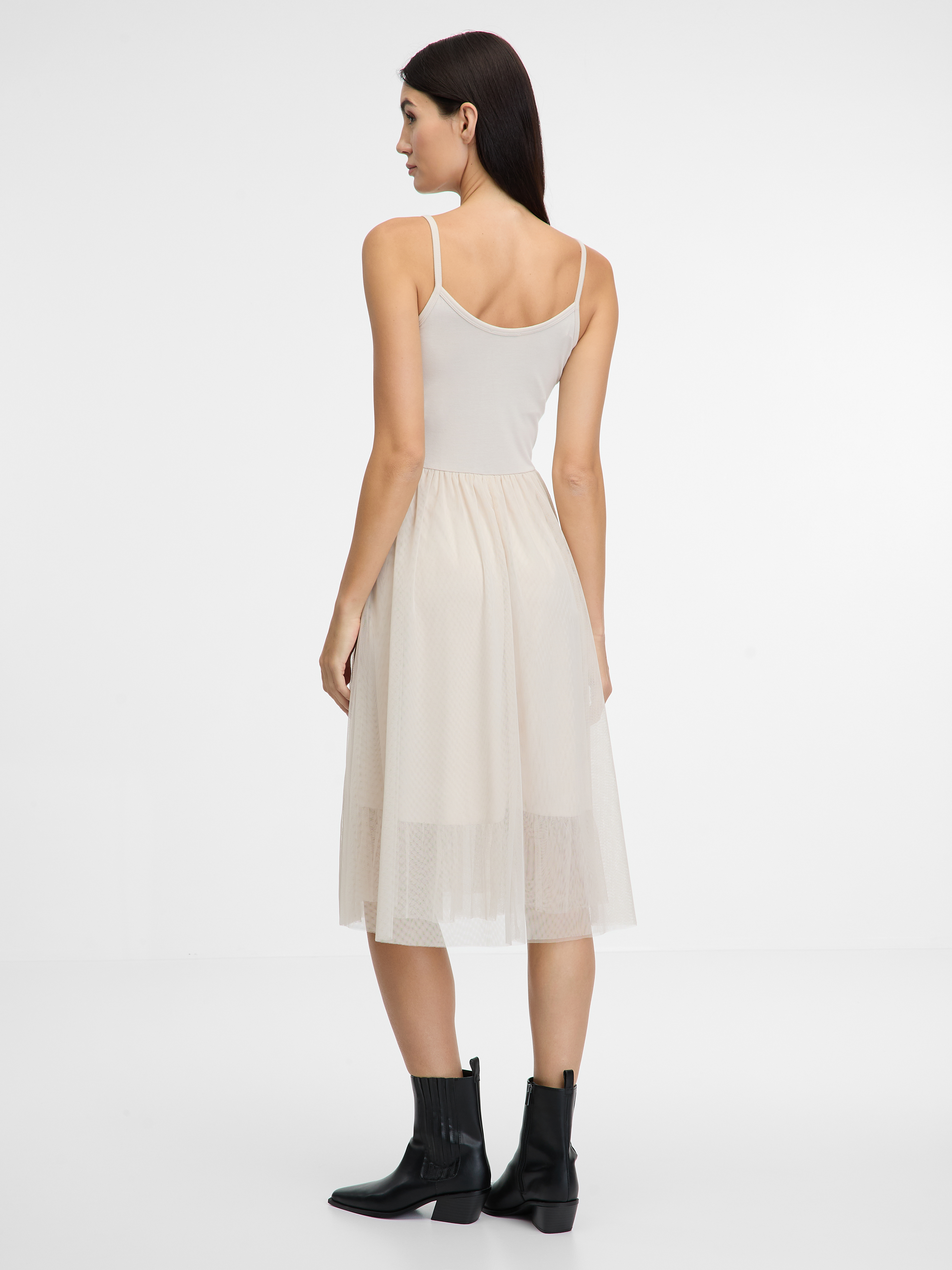 Cream women's midi dress ORSAY - Women's