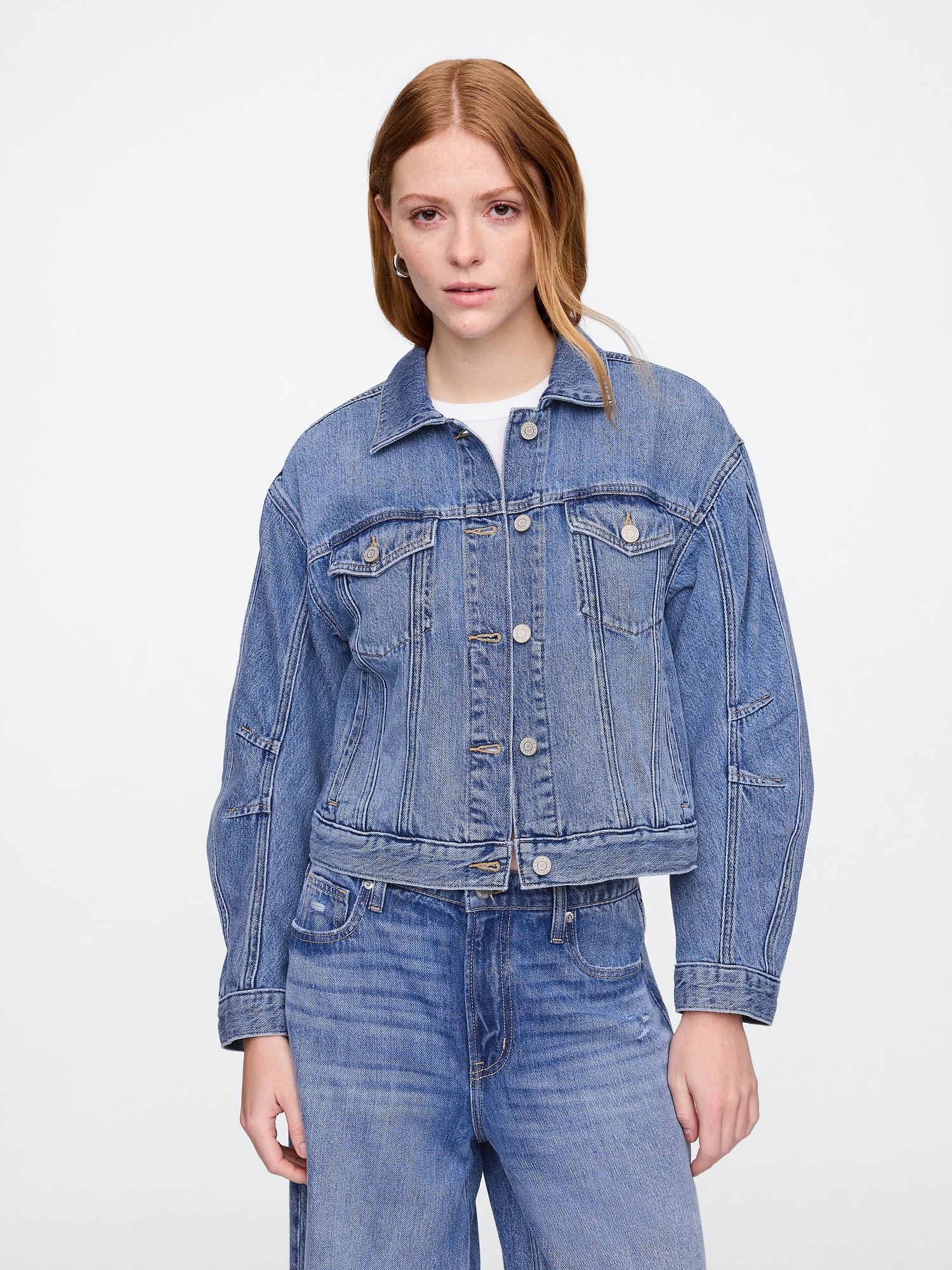 GAP Denim Jacket SuperSoft - Women&#039;s