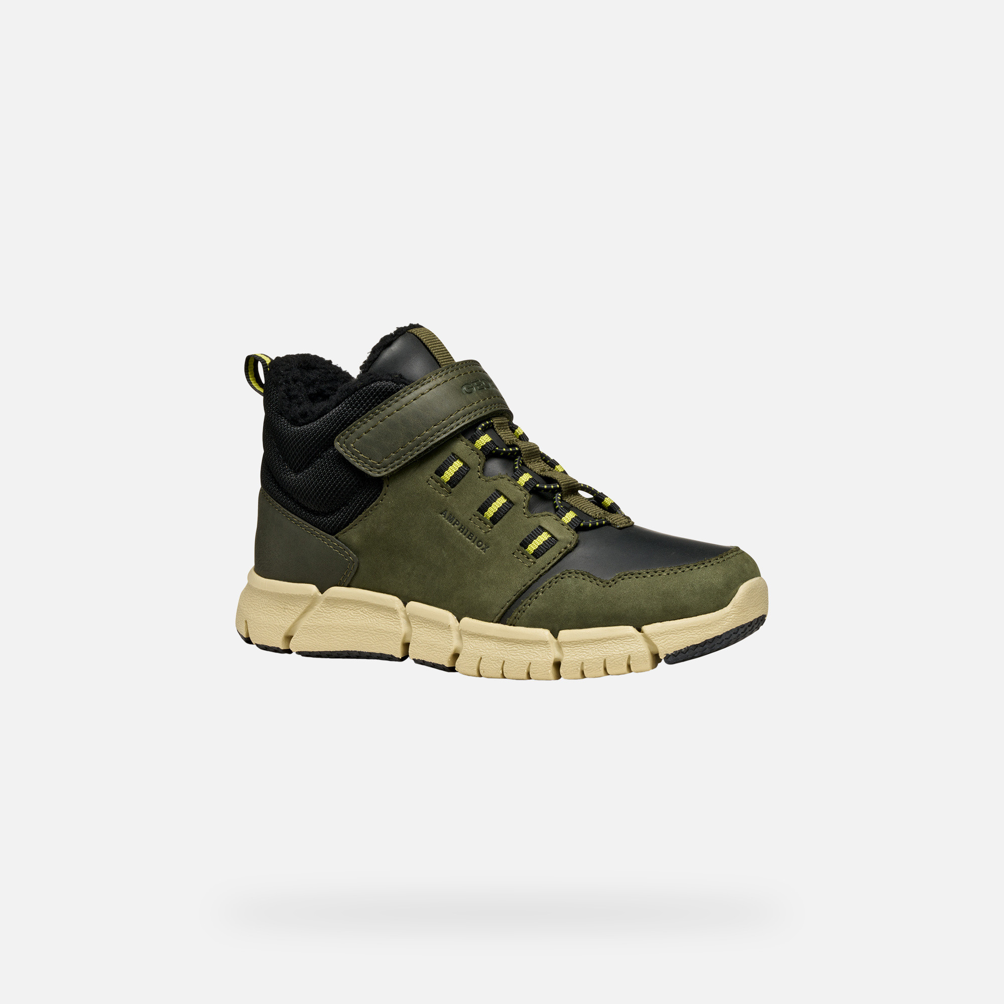 Khaki Boys&#039; Ankle Boots Geox Flexyper B ABX - Boys