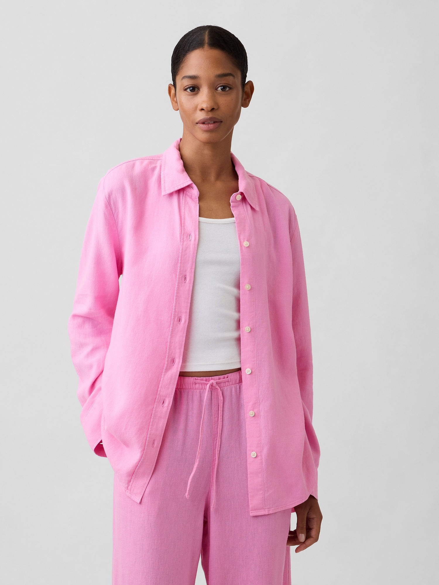 Дамска ленена риза GAP