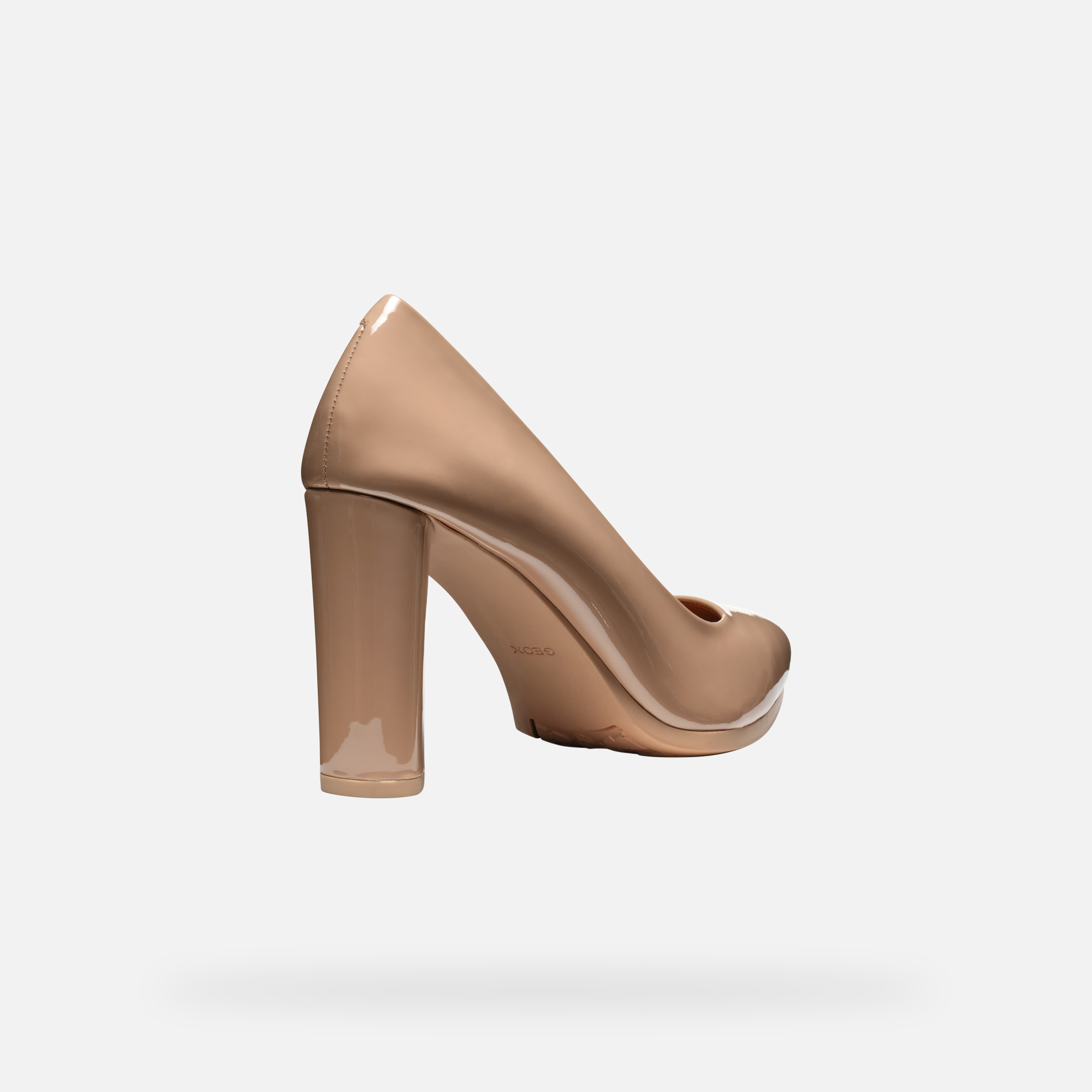 Beige women's pumps Geox Walk Pleasure 90 - Women's
