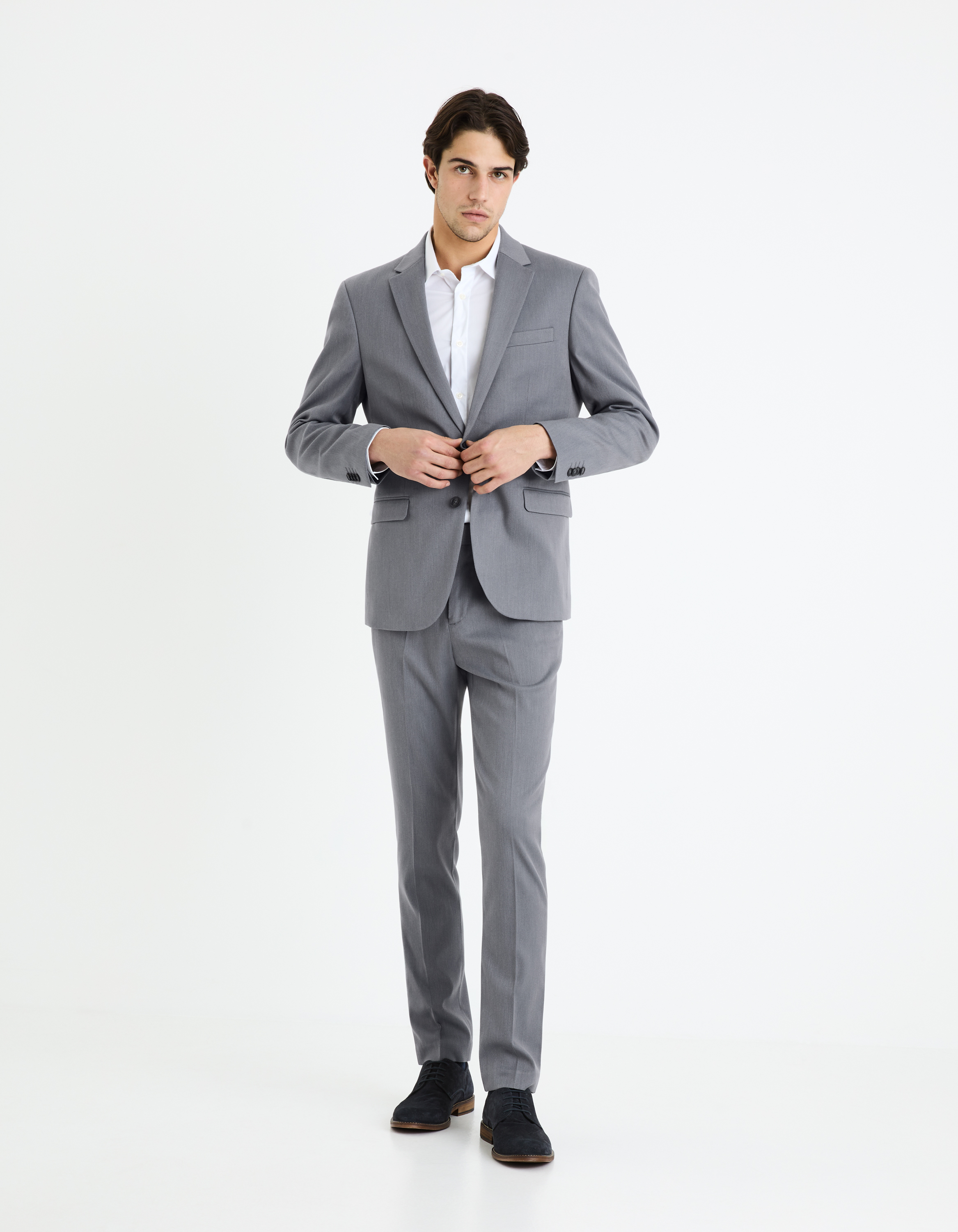 Pantaloni formali pentru barbati Celio - gri