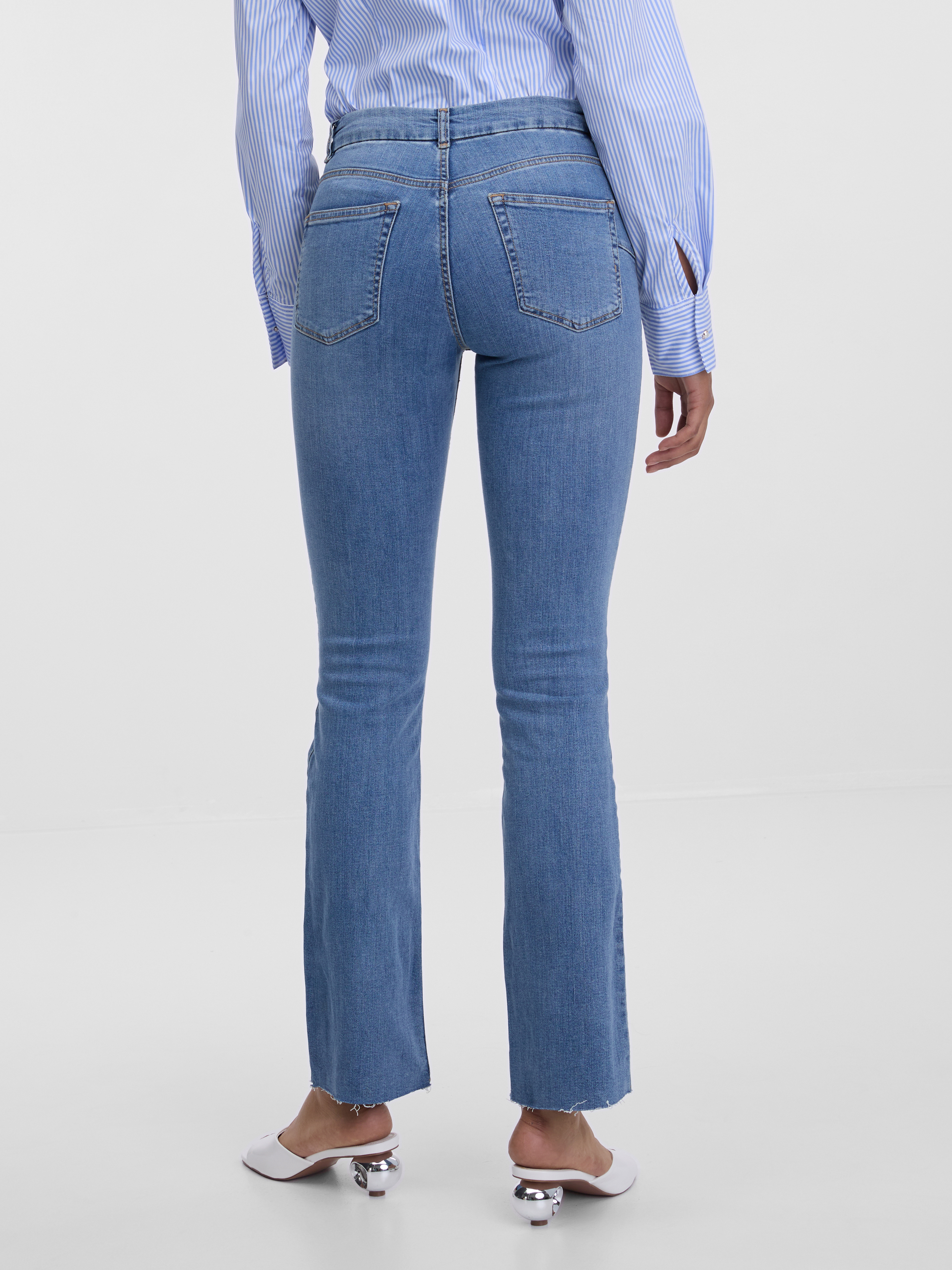 Light blue women's bootcut jeans ORSAY - Women