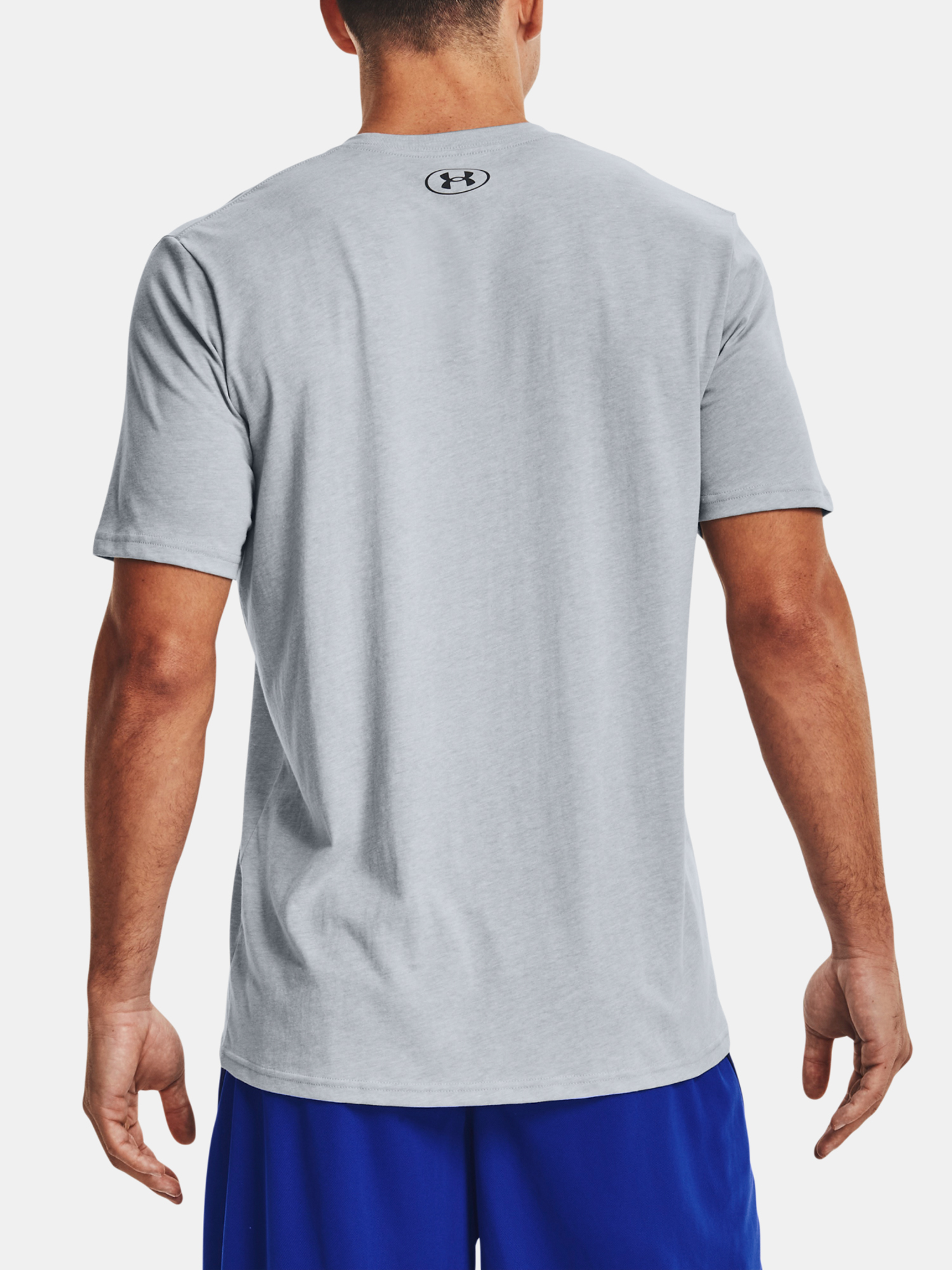 Under Armour T-Shirt UA BBALL BRANDED WRDMRK SS-GRY - Men