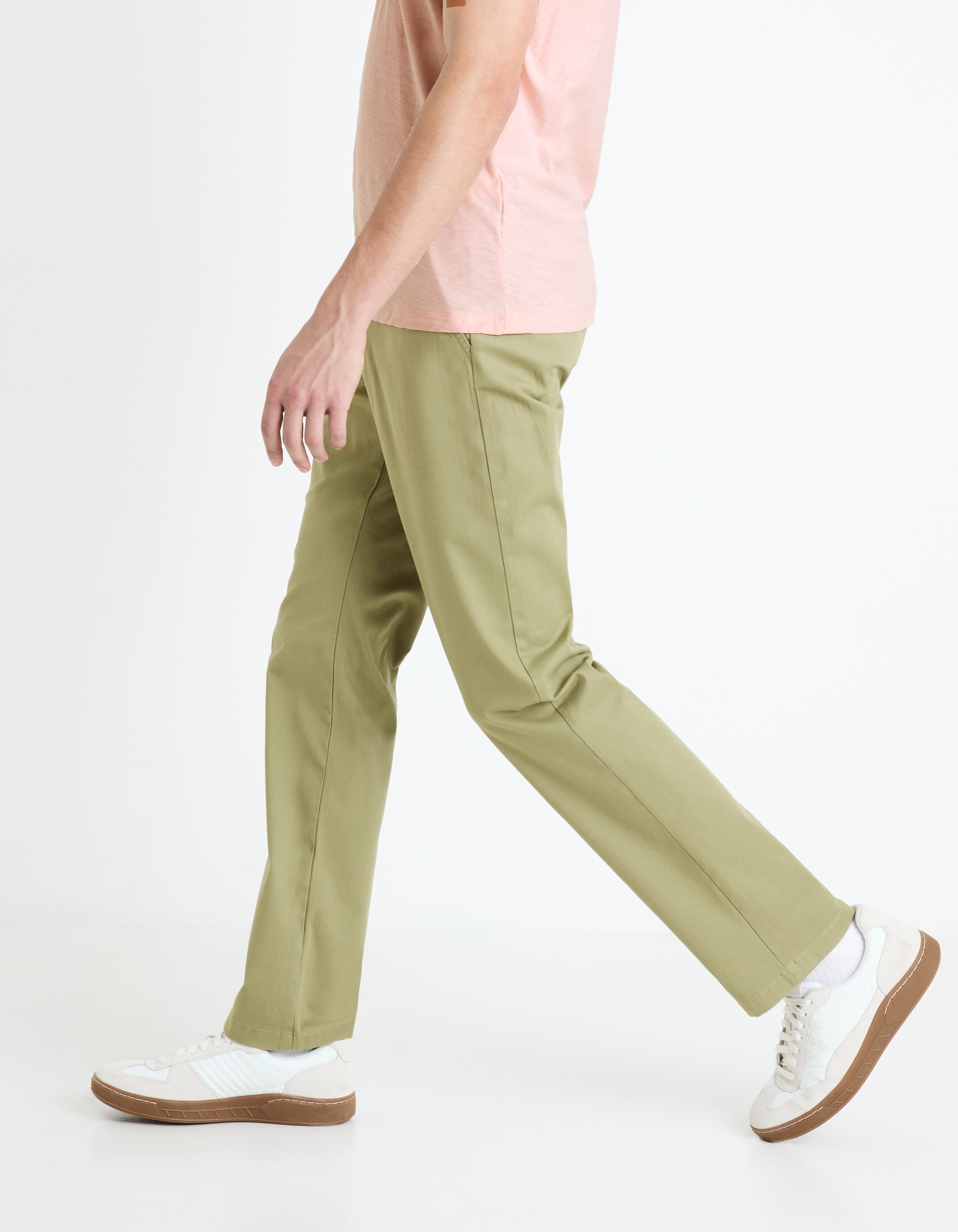 Pantaloni chino pentru barbati Celio - verde deschis