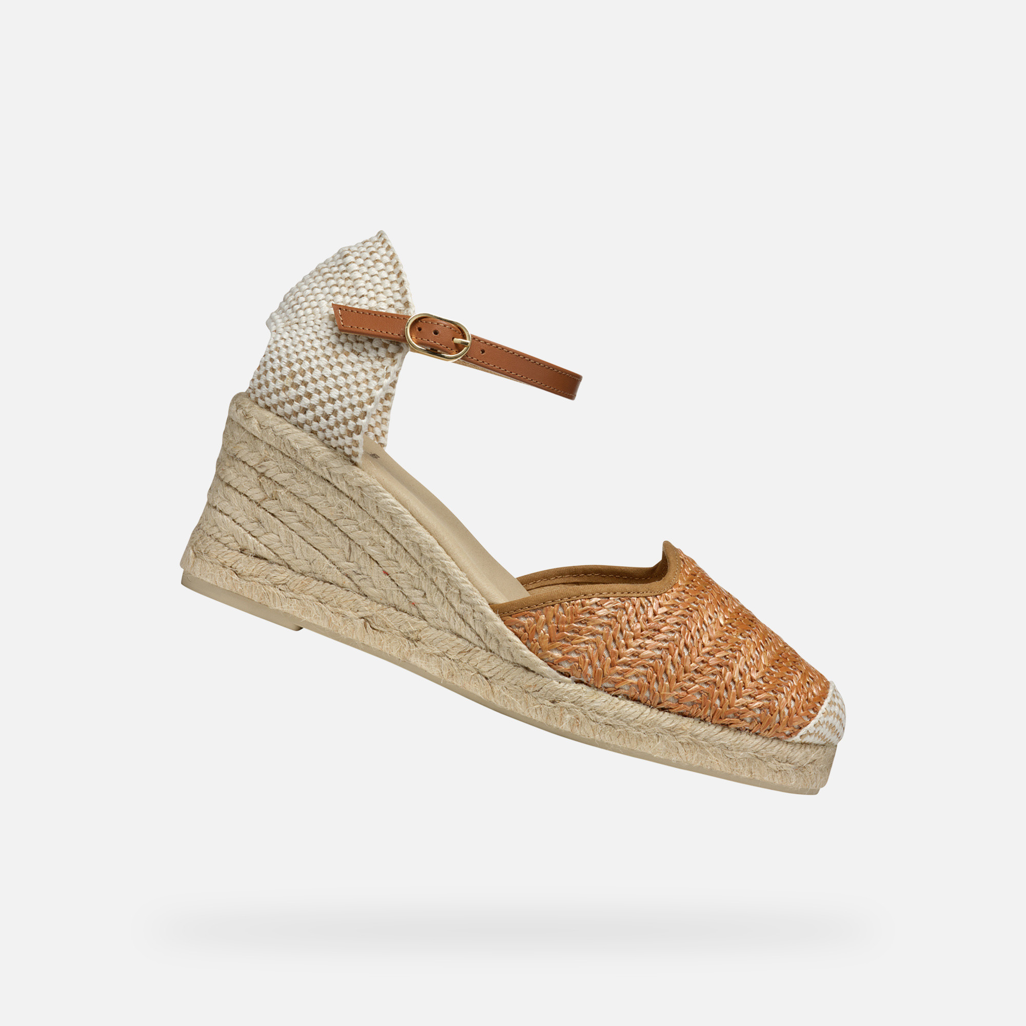 Light brown women&#039;s sandals Geox Gelsa Low - Women&#039;s